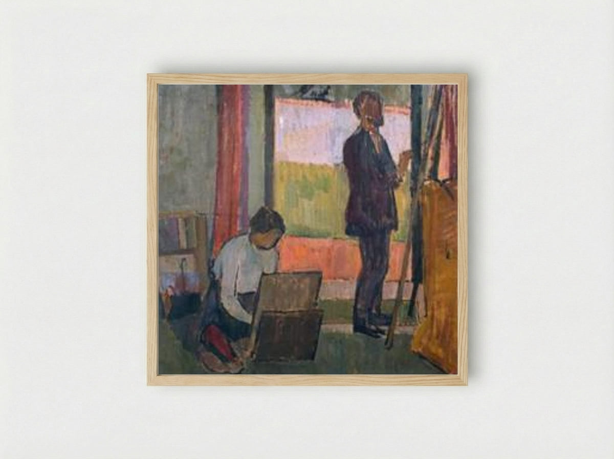 Frederick and Jessie Etchells Painting - Vanessa Bell - Framed Print Wood