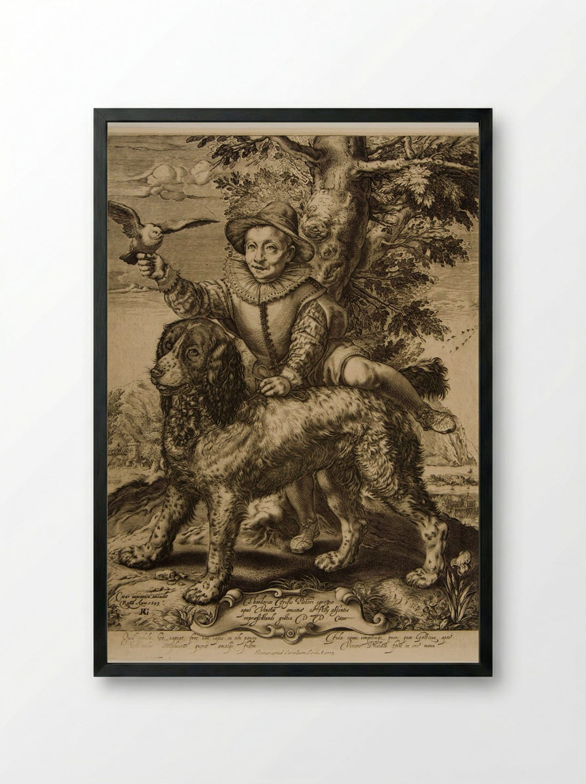Frederik de Vries - Raffaello Guidi - Framed Print Black