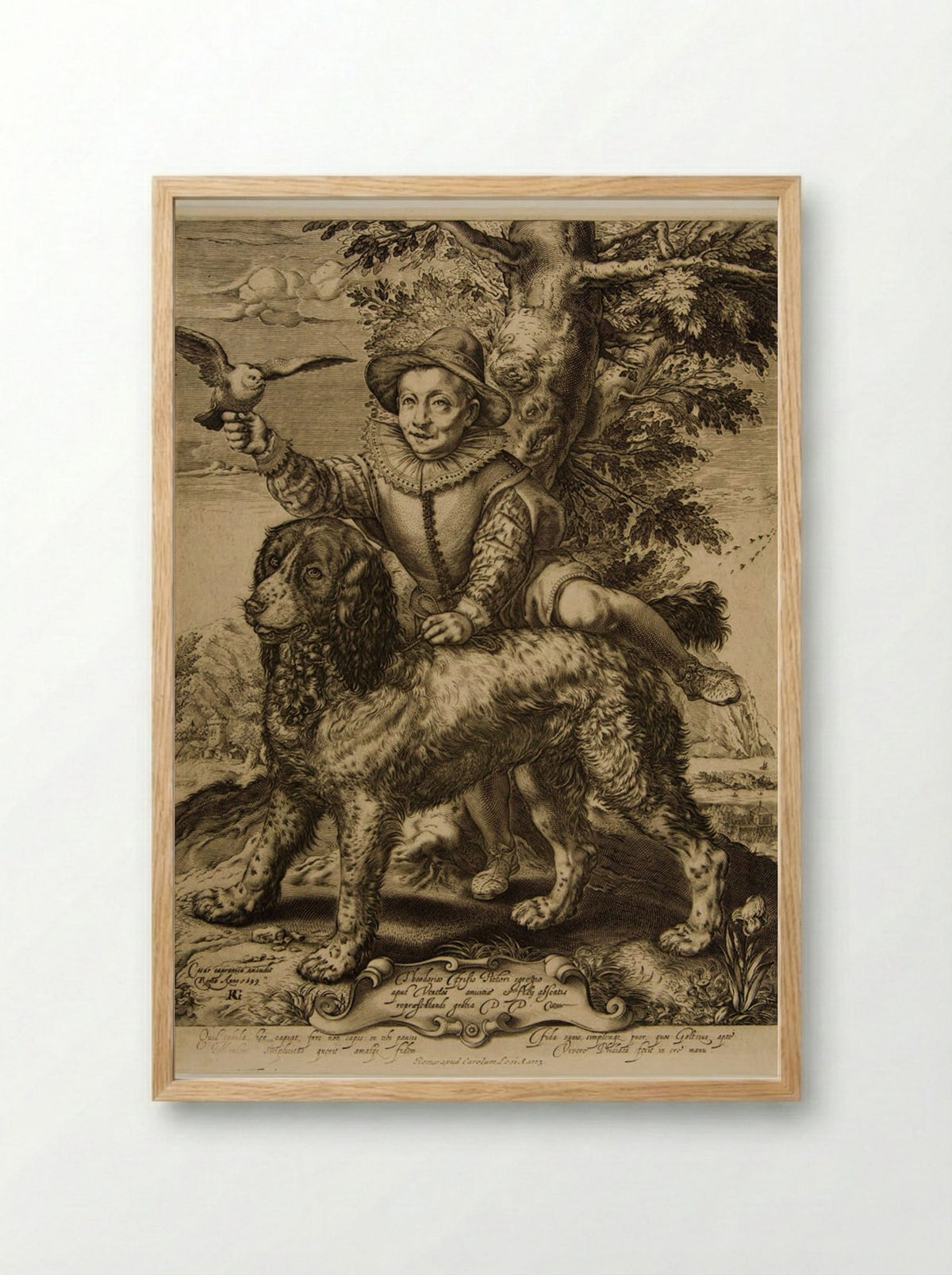 Frederik de Vries - Raffaello Guidi - Framed Print Wood