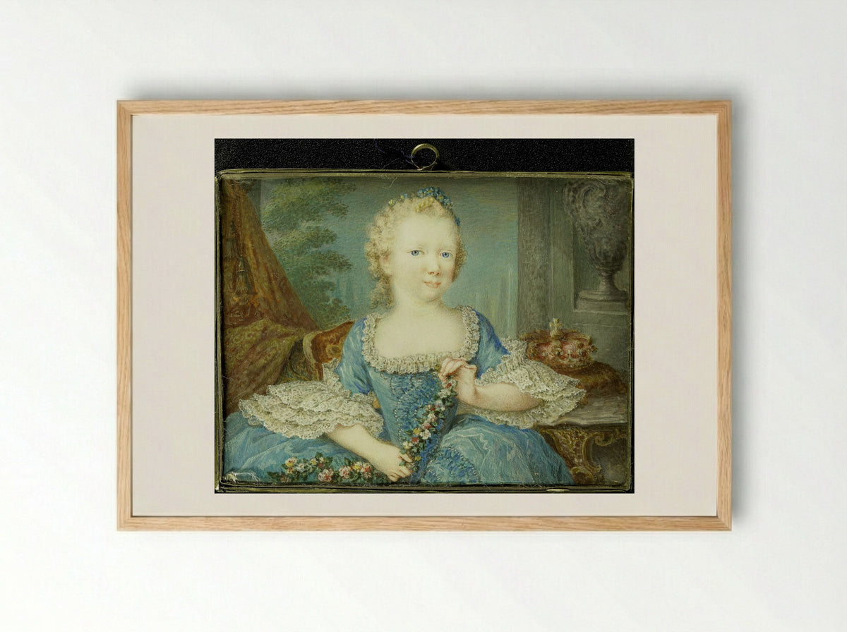 Frederika Sophia Wilhelmina, Princess of Prussia - Robert Mussard - Framed Print Wood