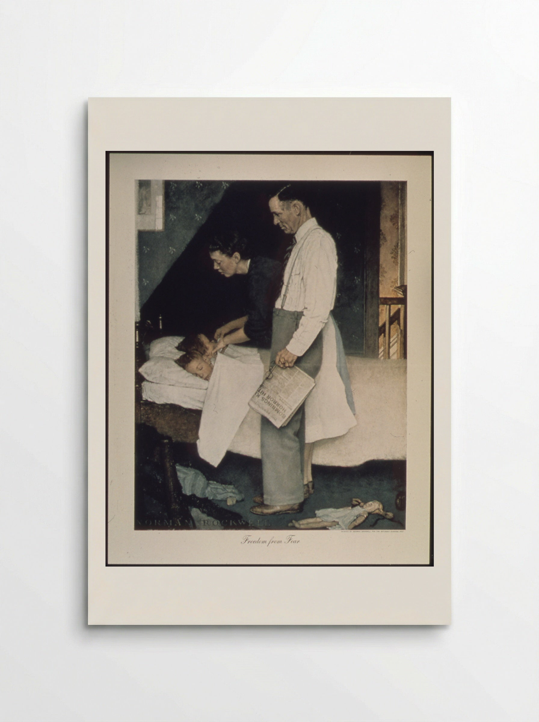 Freedom From Fear - Norman Rockwell - Poster