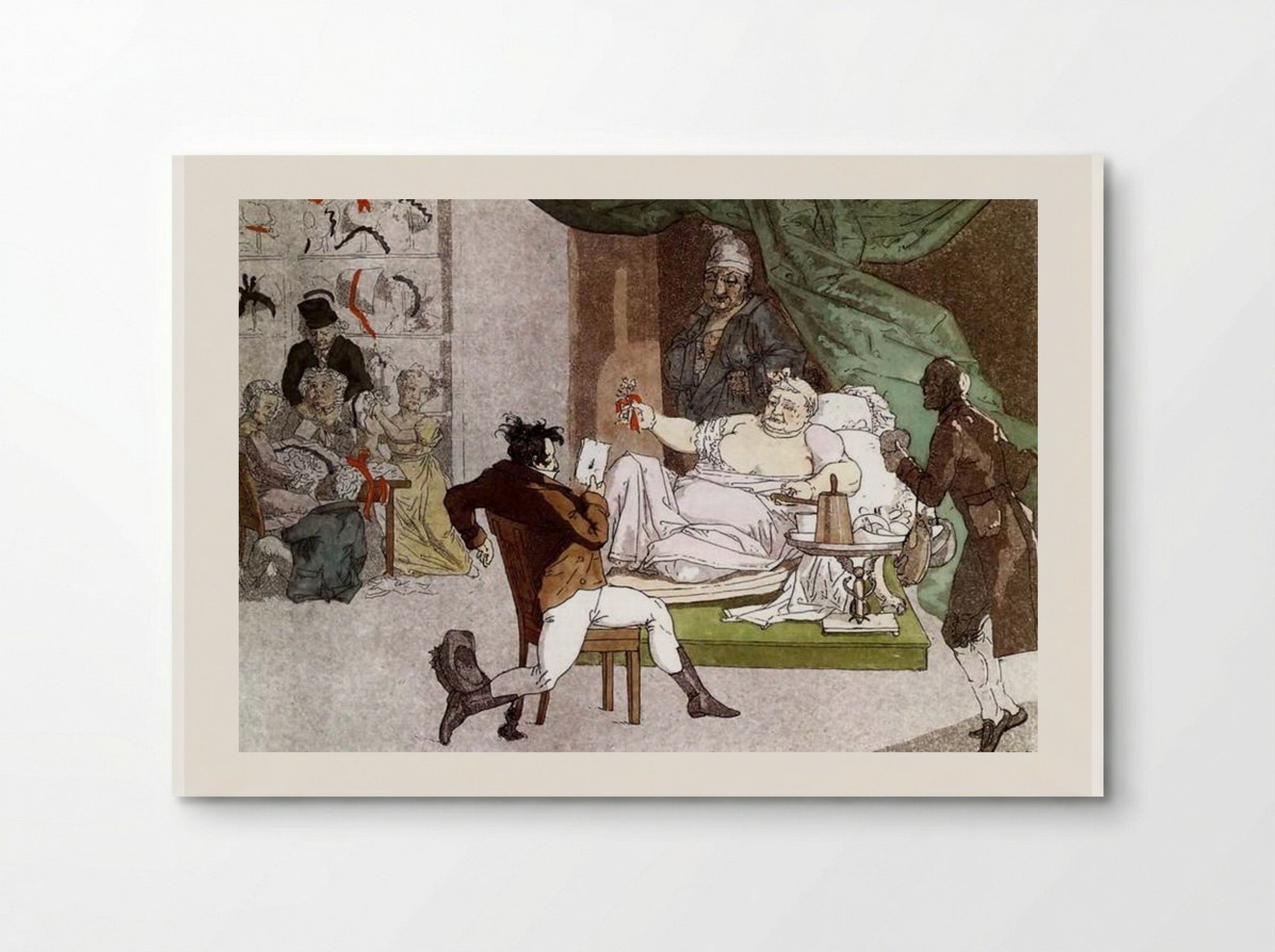 French Activities in the Store - Alexey Venetsianov - Poster
