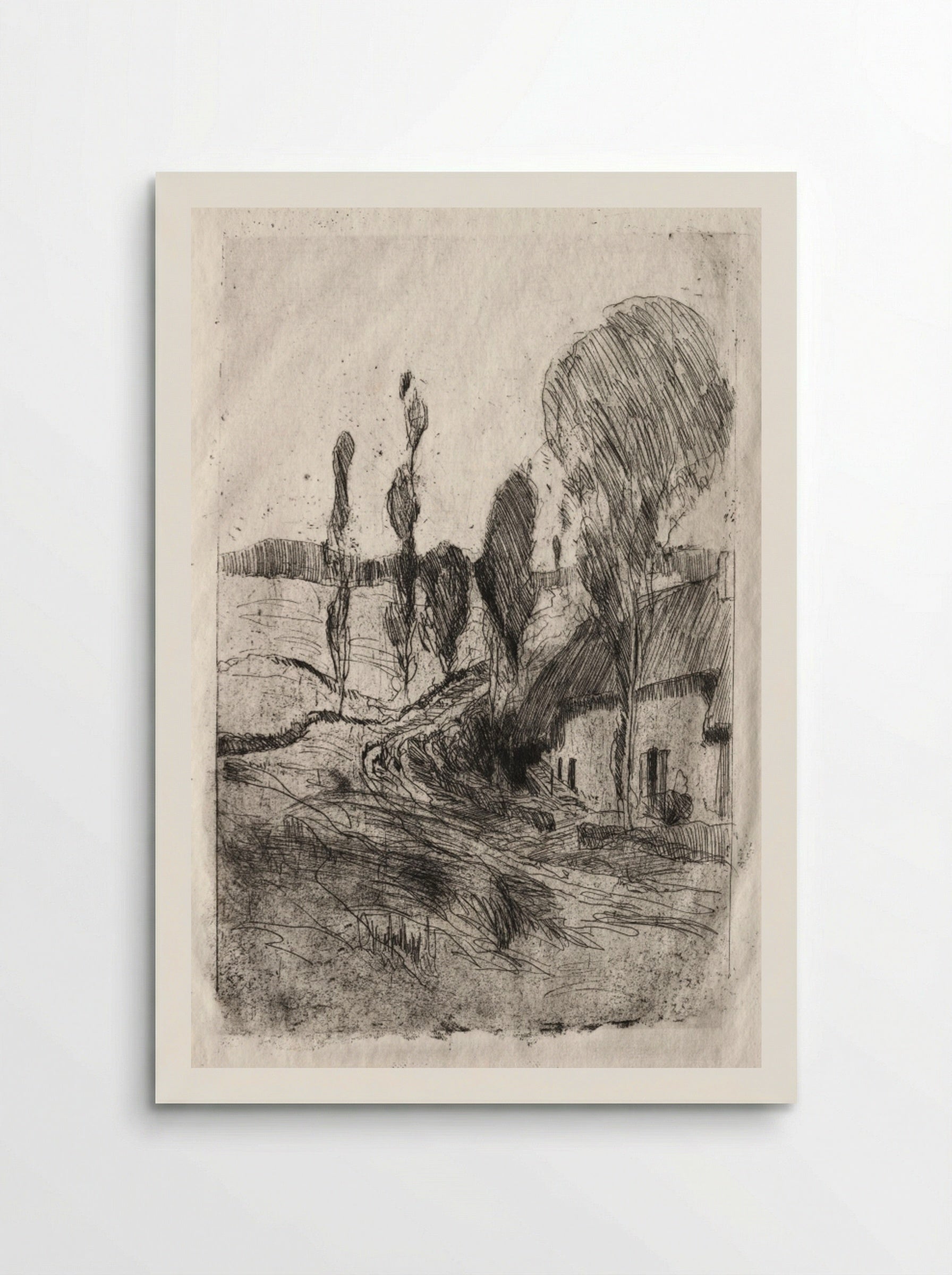 French Landscape - John Henry Twachtman - Poster