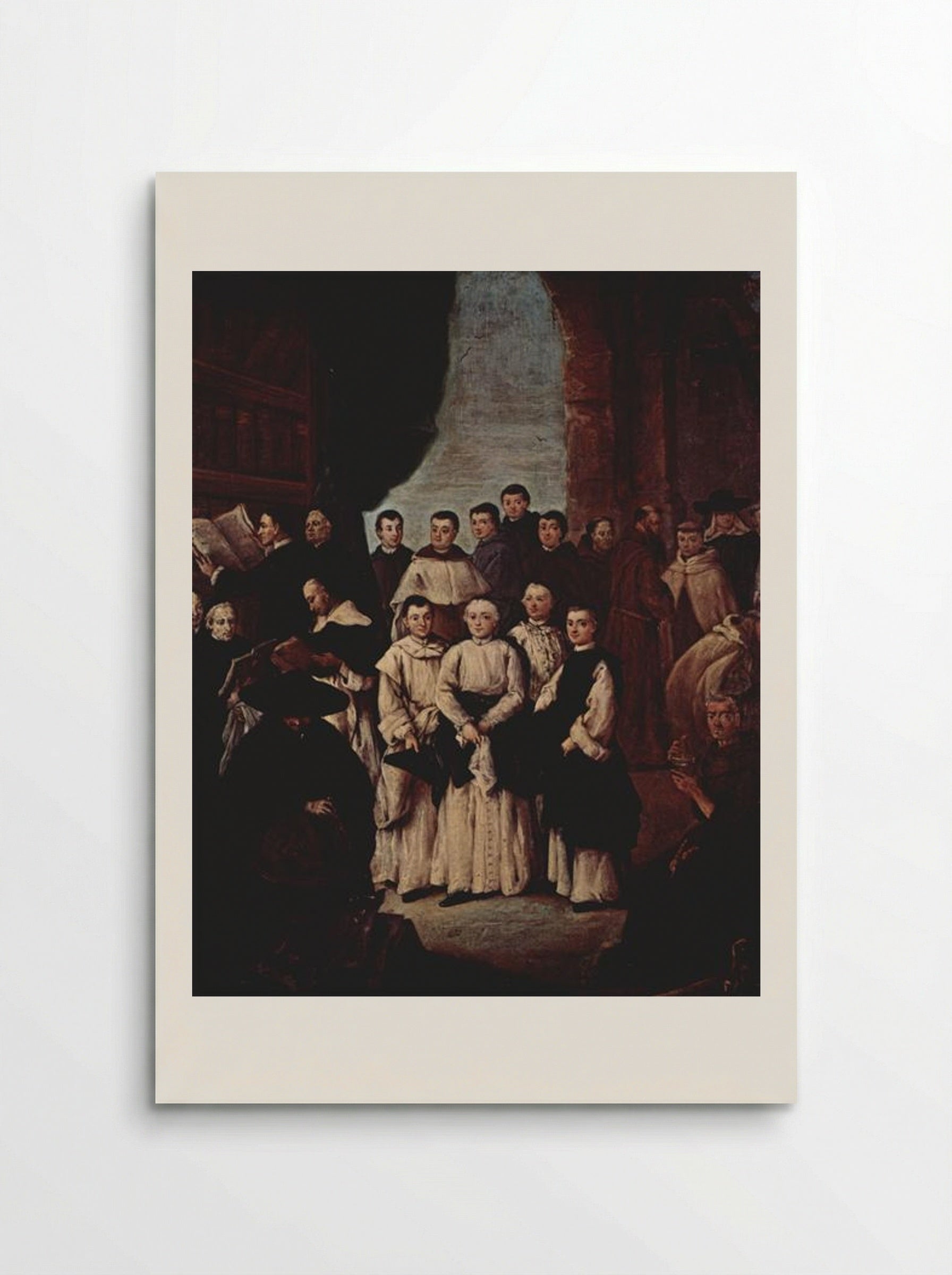 Friars in Venice - Pietro Longhi - Poster