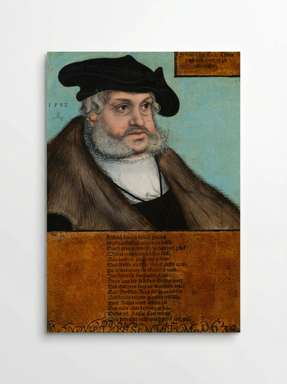 Friedrich III, the Wise, Elector of Saxony - Lucas Cranach the Elder and Workshop - Poster