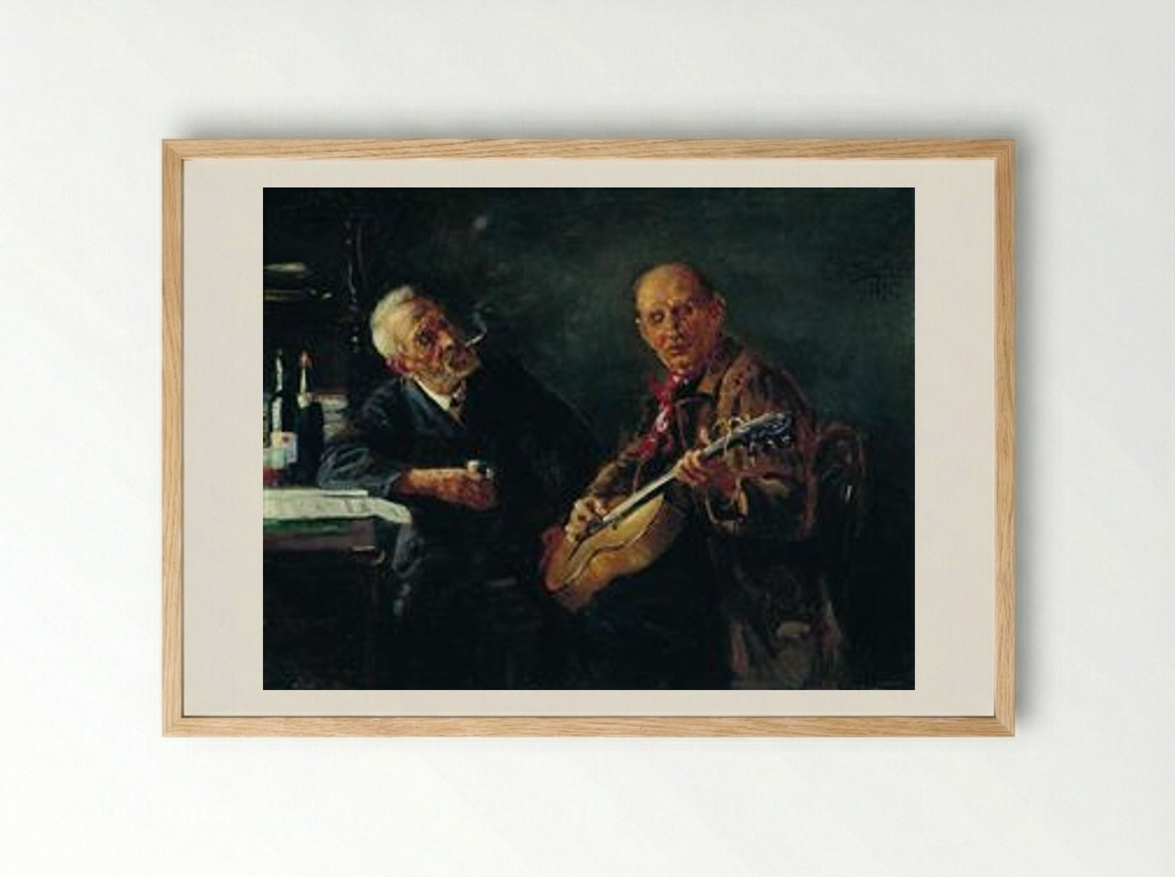 Friends - Konstantin Makovsky - Framed Print Wood