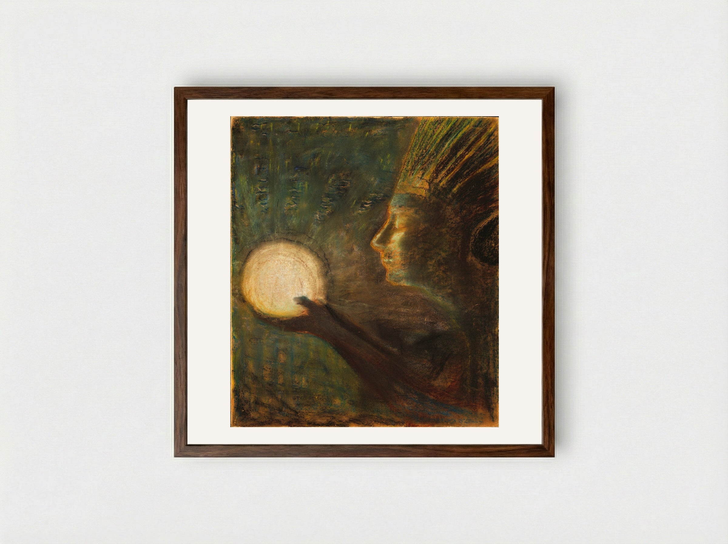 Friendship - Mikalojus Konstantinas Čiurlionis - Framed Print Dark Wood