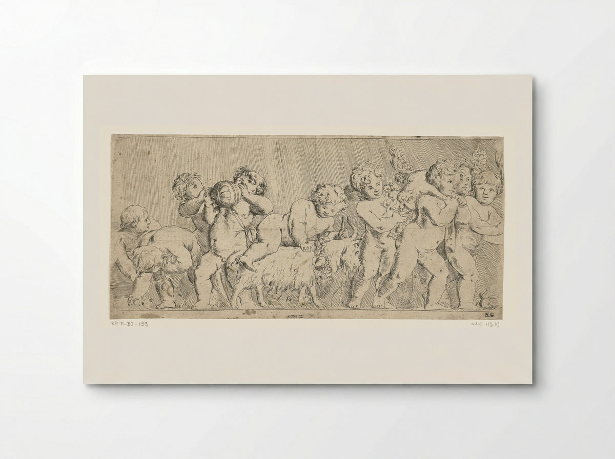 Frieze with Naked Children - Pieter van Avont - Poster