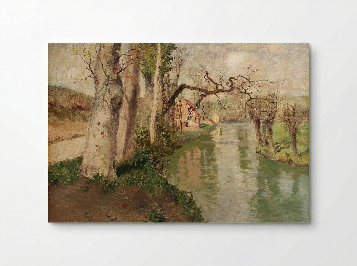 From Dieppe to Arques River - Frits Thaulow - Poster