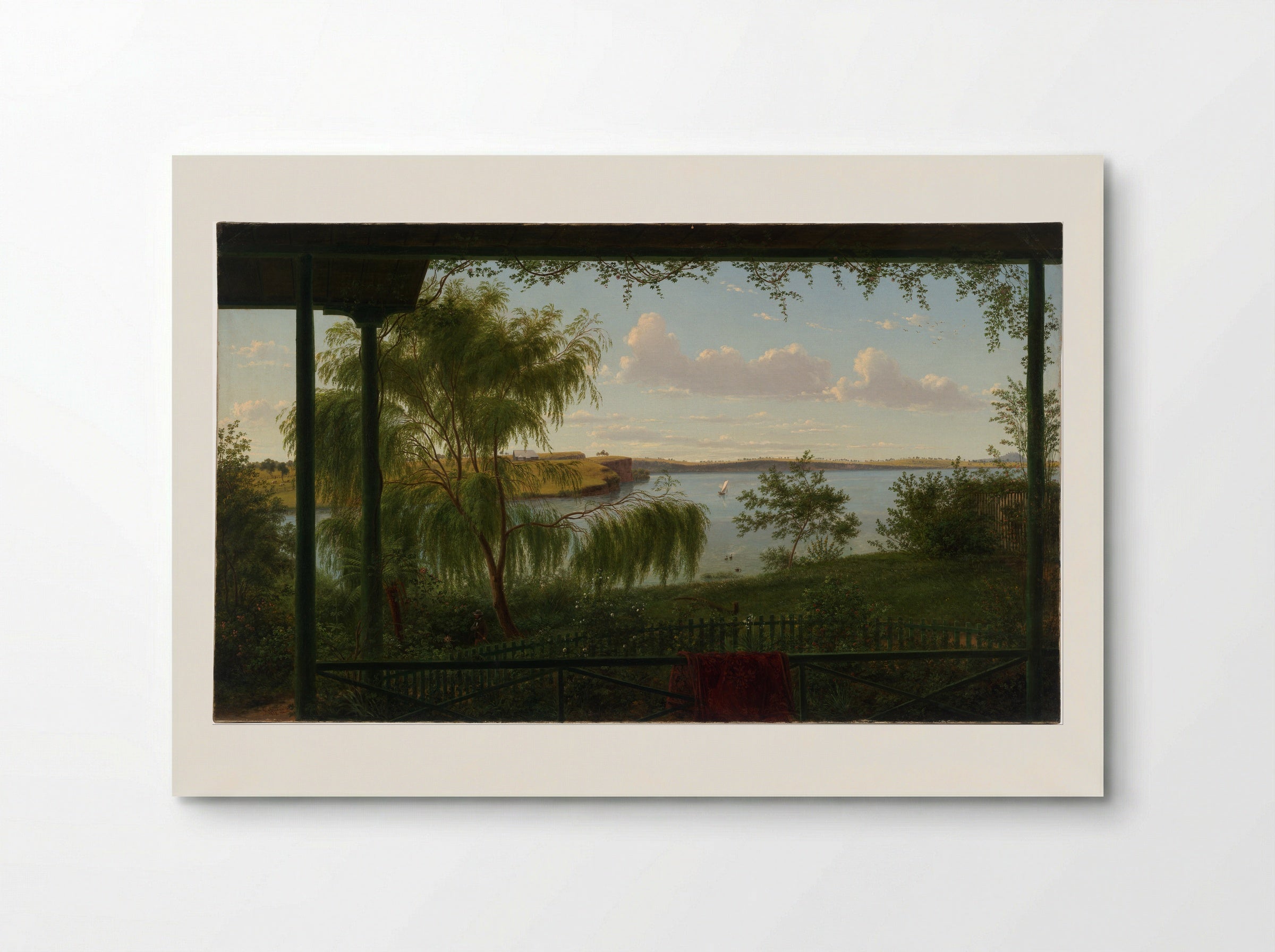 From the verandah of Purrumbete - Eugene von Guerard - Poster