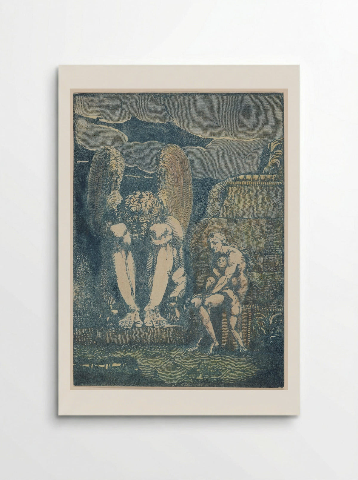 Frontispiece for America a Prophecy - William Blake - Poster