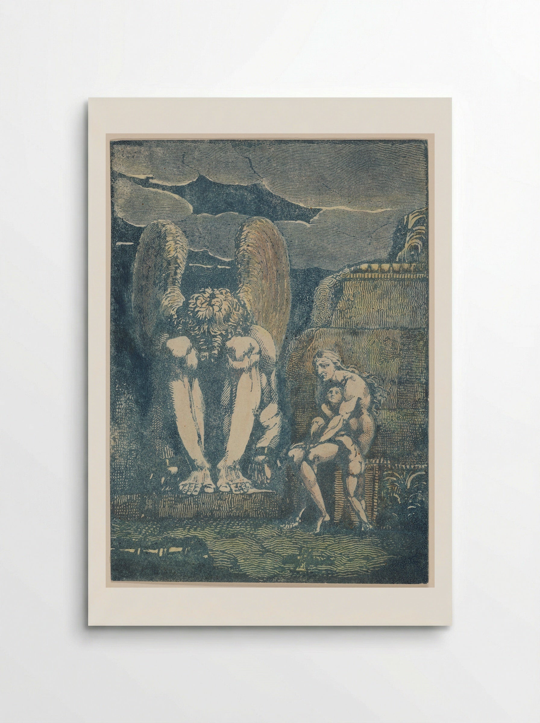 Frontispiece for America a Prophecy - William Blake - Poster