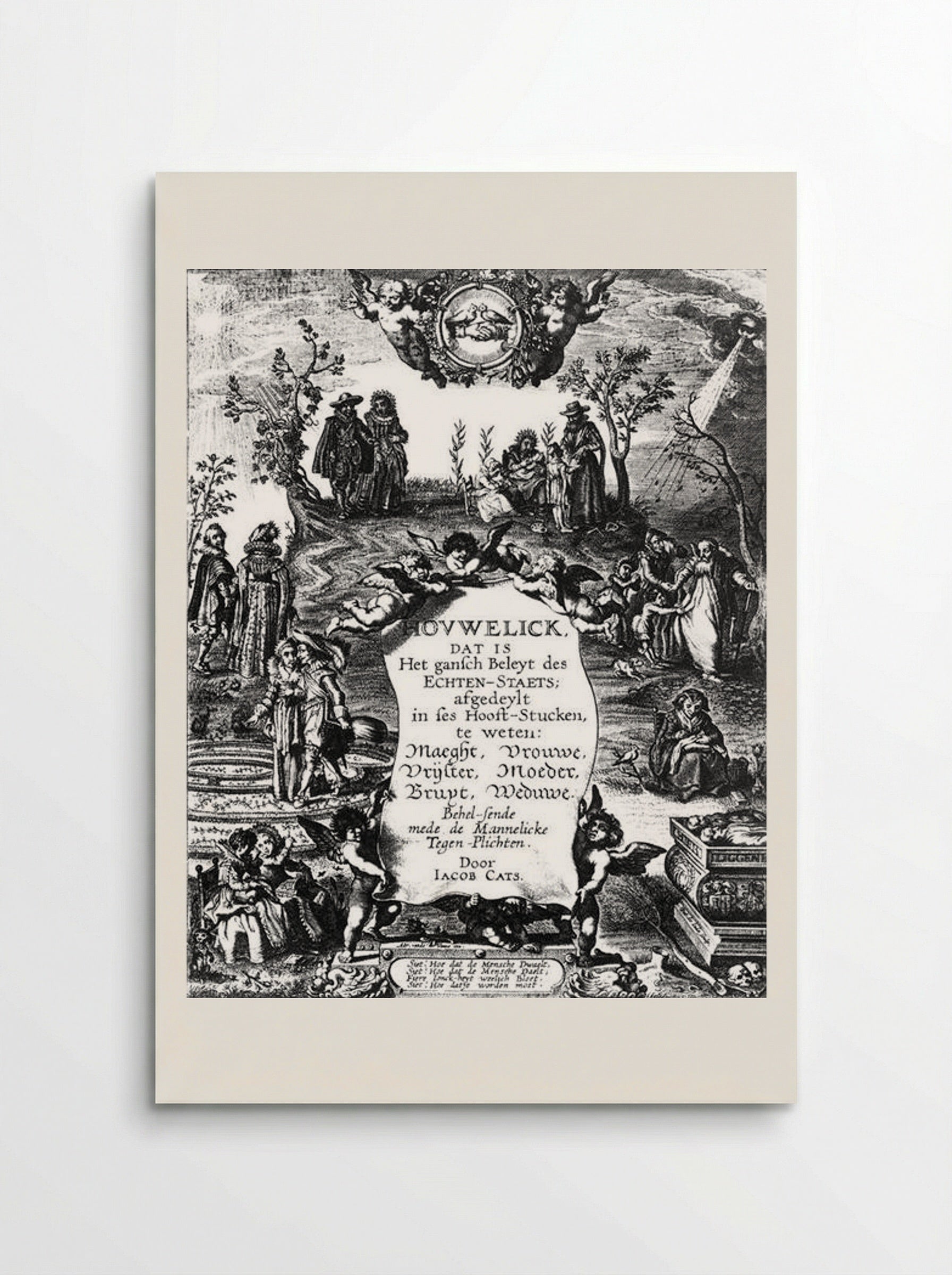 Frontispiece for Hovwelyck - Adriaen van de Venne - Poster