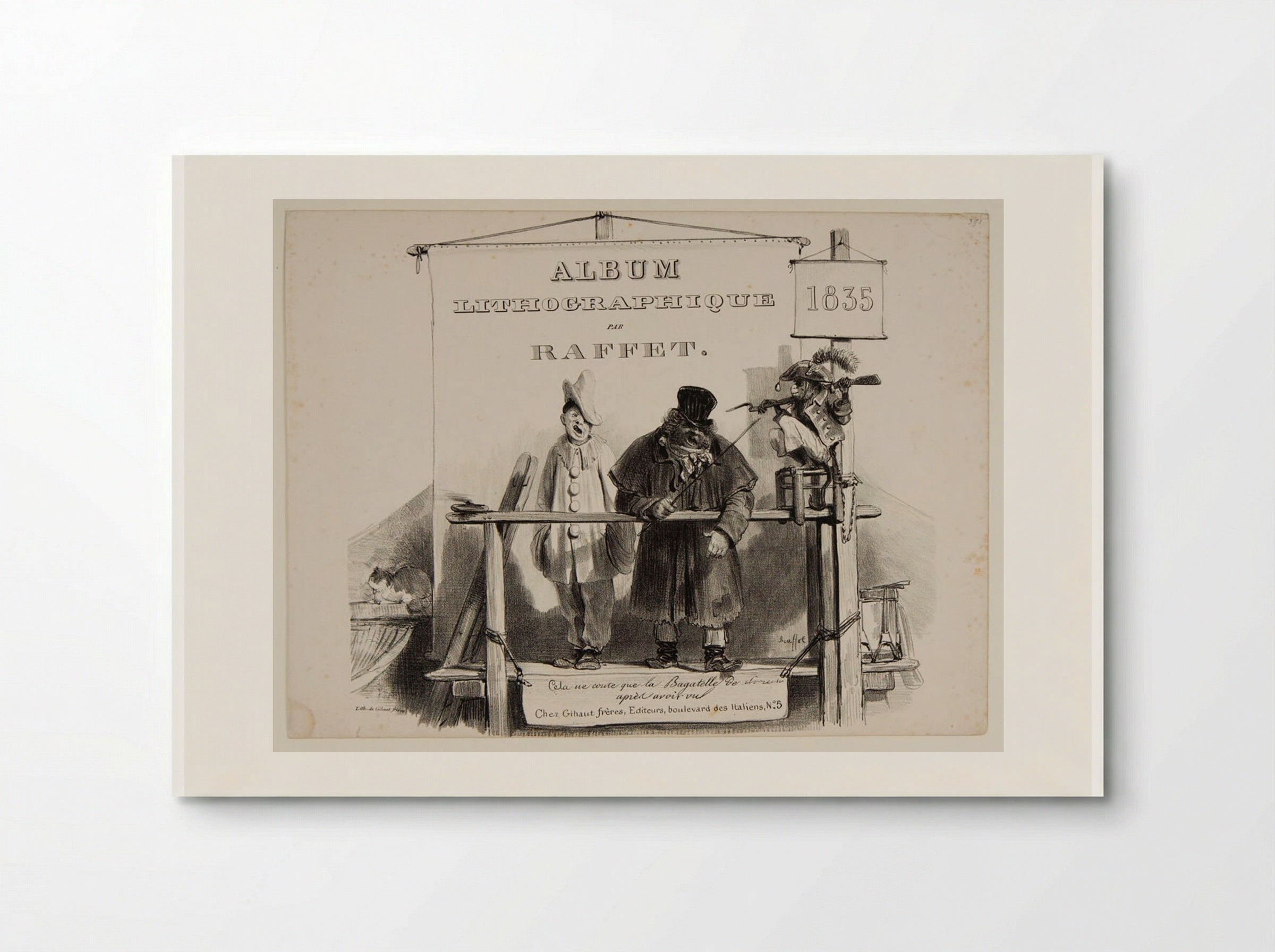Frontispiece: This costs but a bagatelle - Denis-Auguste-Marie Raffet - Poster