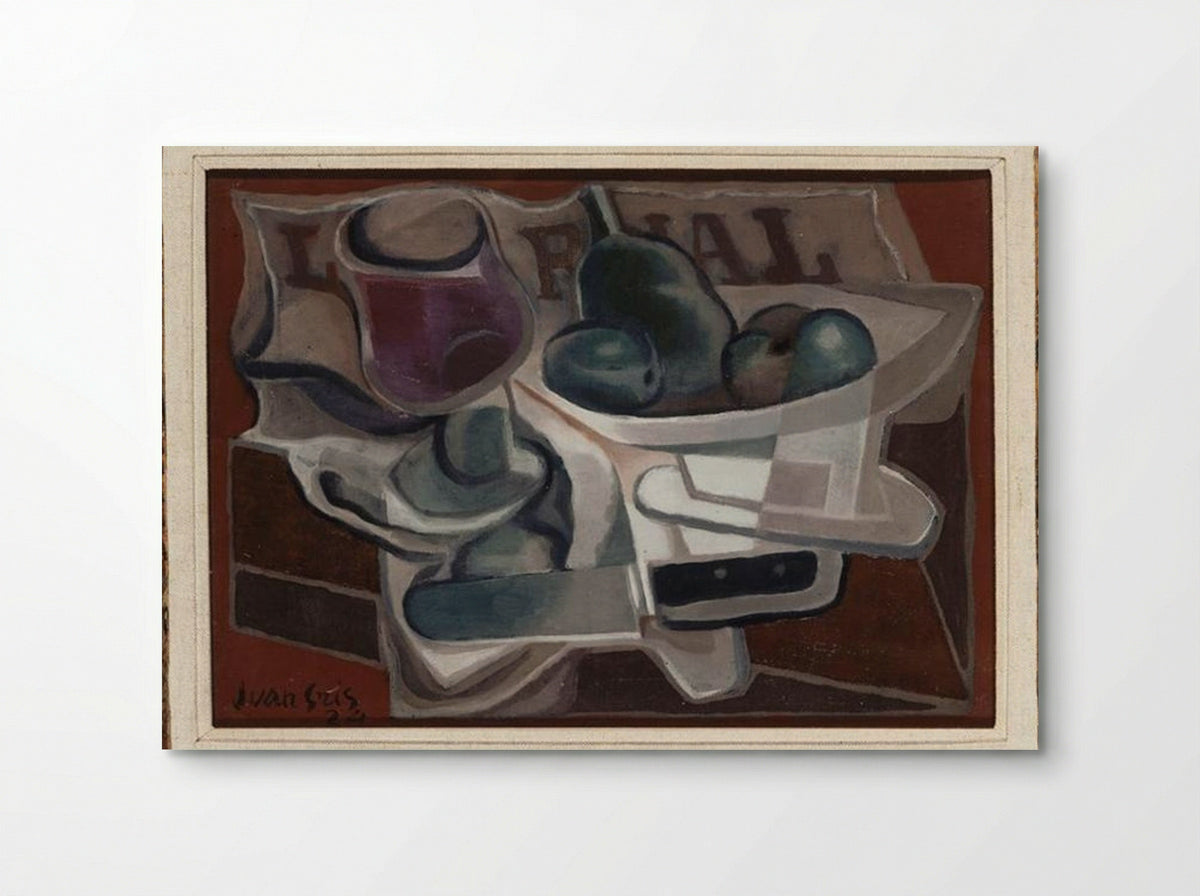 Fruit Dish and Glass - Juan Gris - Poster
