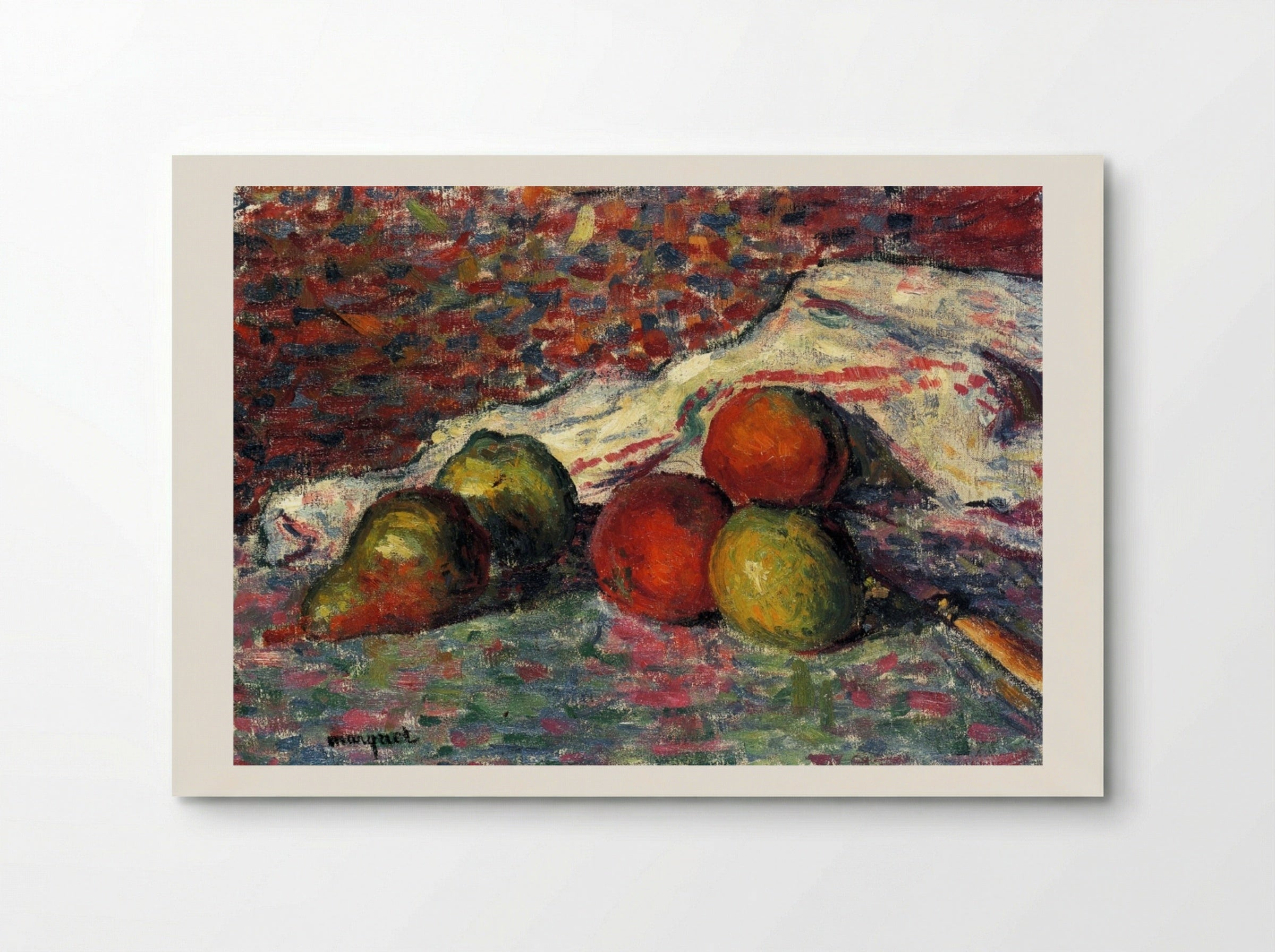 Fruit, Knife and Napkin - Albert Marquet - Poster