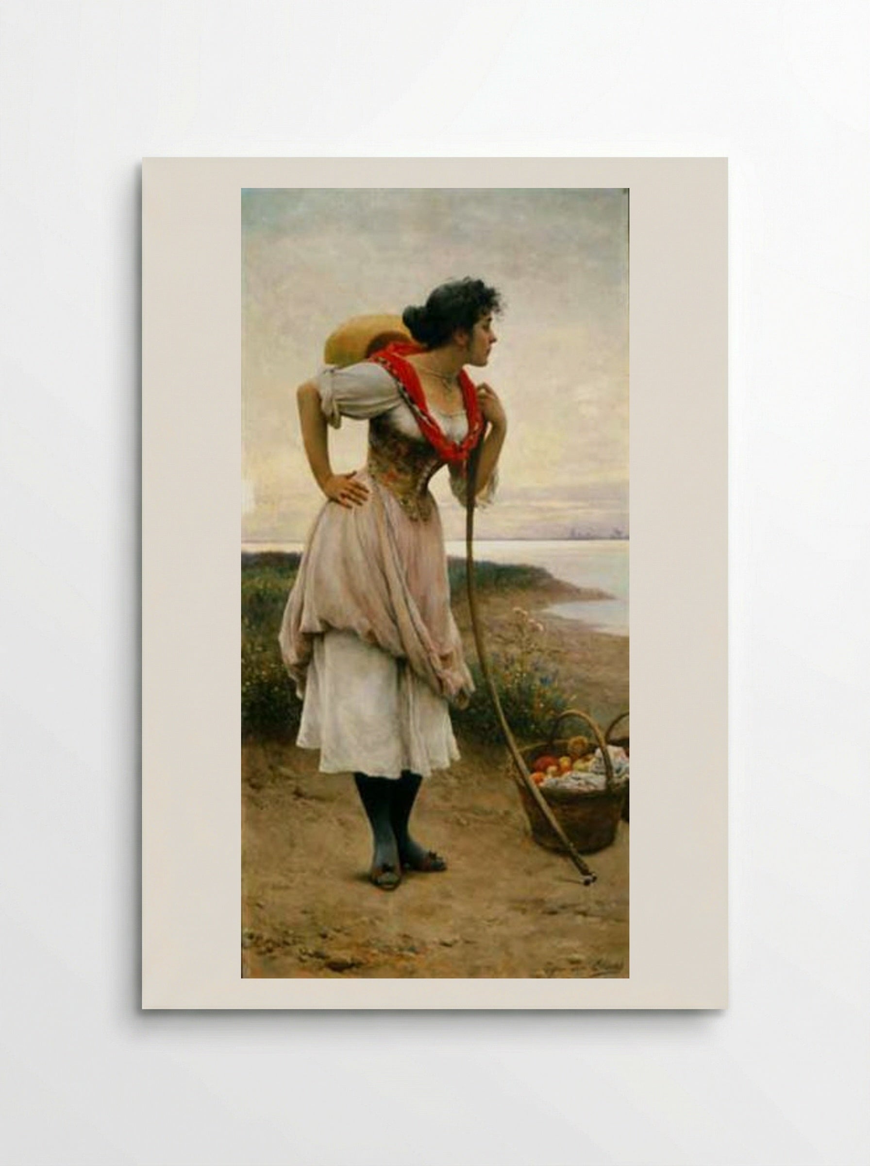 Fruit Vendor - Eugene de Blaas - Poster