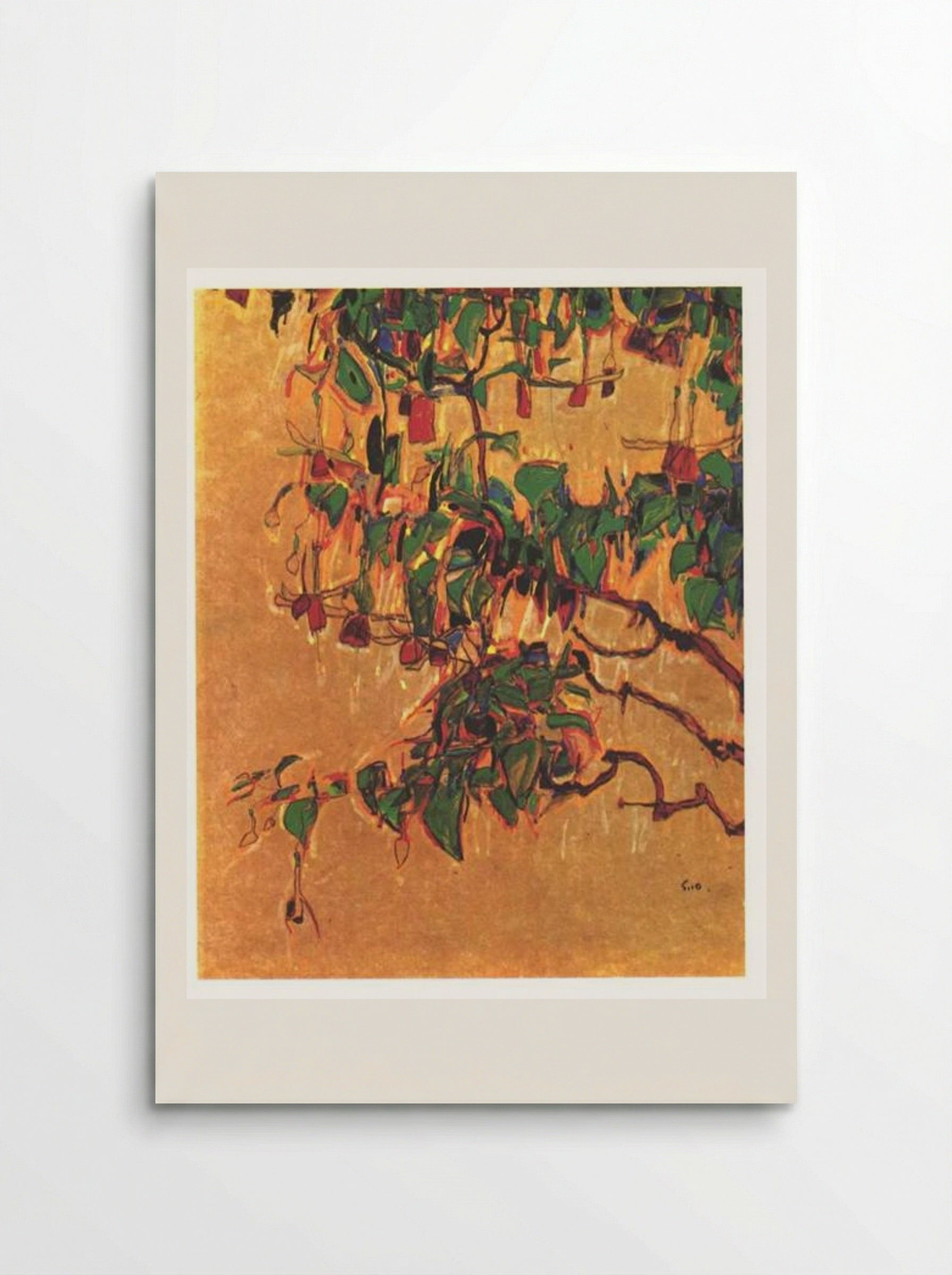 Fuchsia - Egon Schiele - Poster