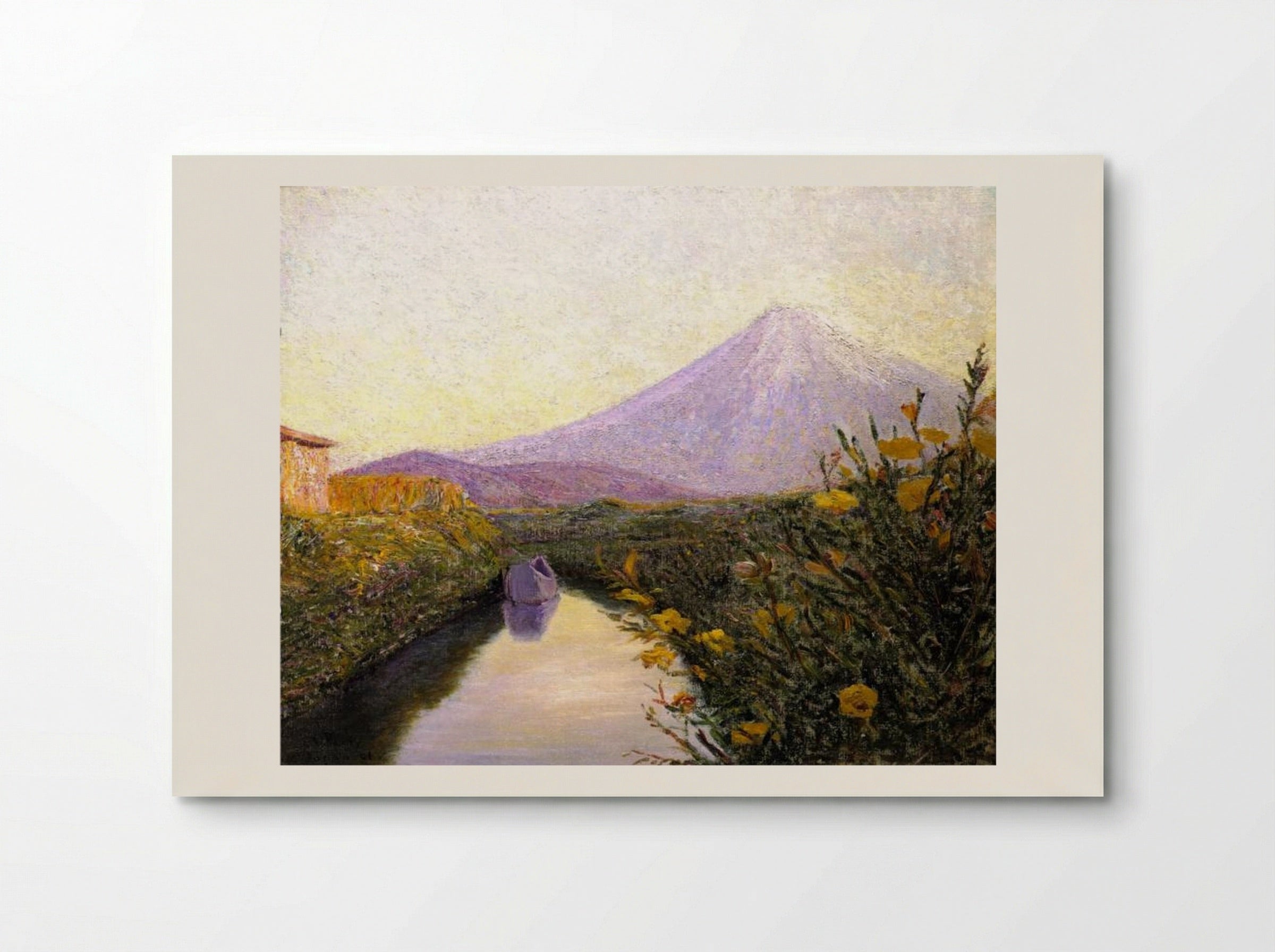 Fuji from the Canal, Iwabuchi - Lilla Cabot Perry - Poster