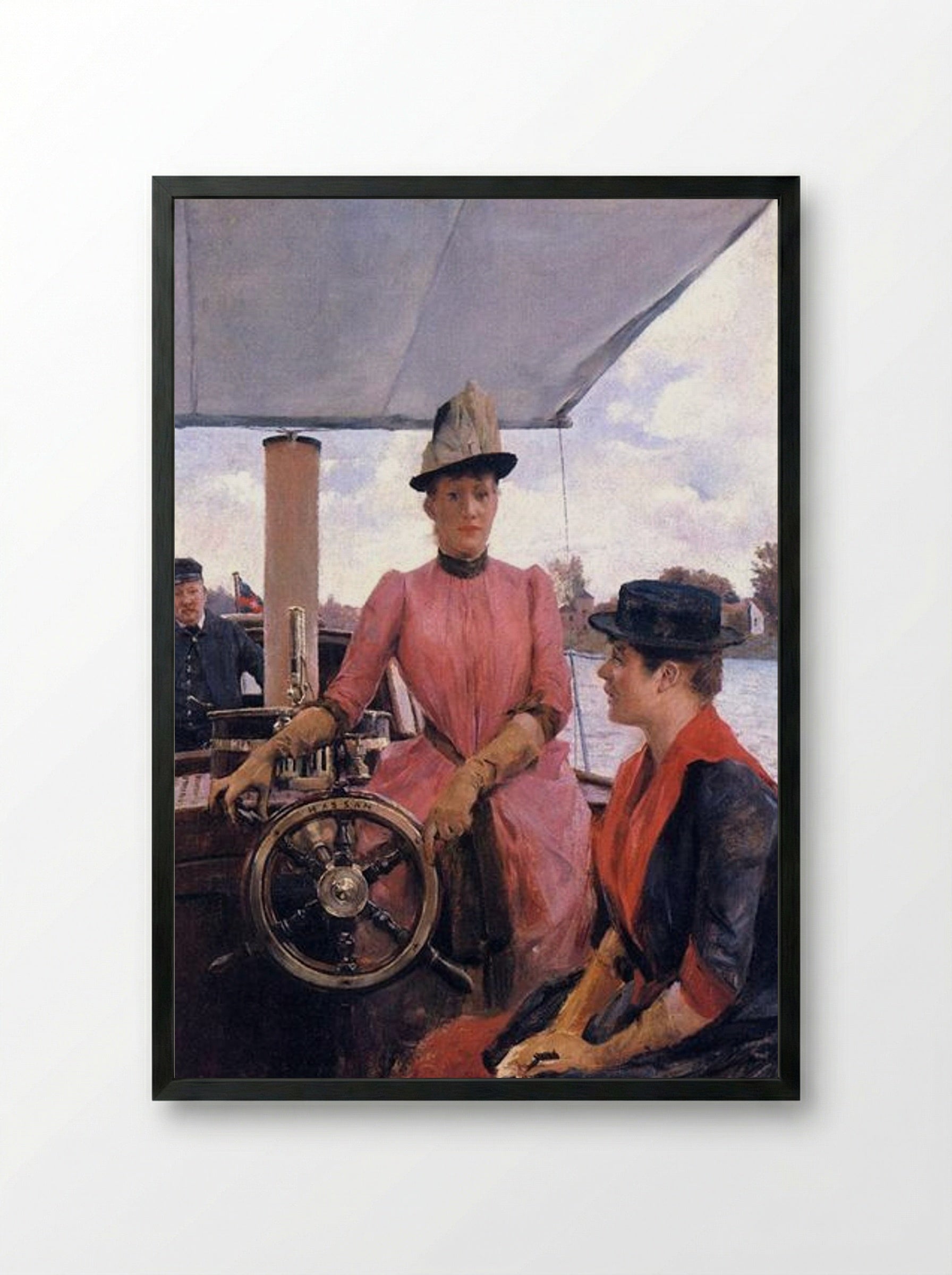 Full Speed - Julius LeBlanc Stewart - Framed Print Black