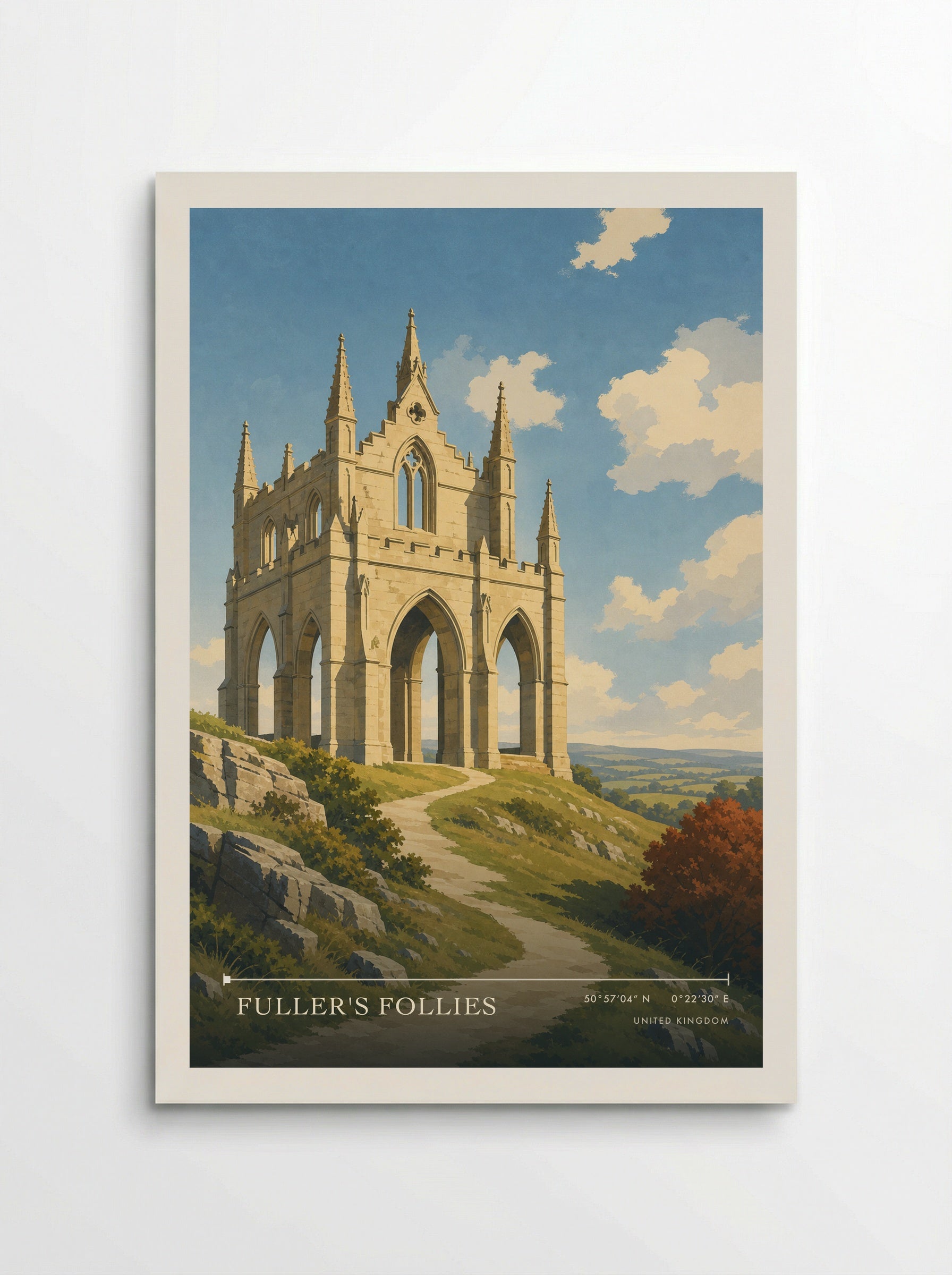 Fuller's Follies United Kingdom Travel Poster - Poster