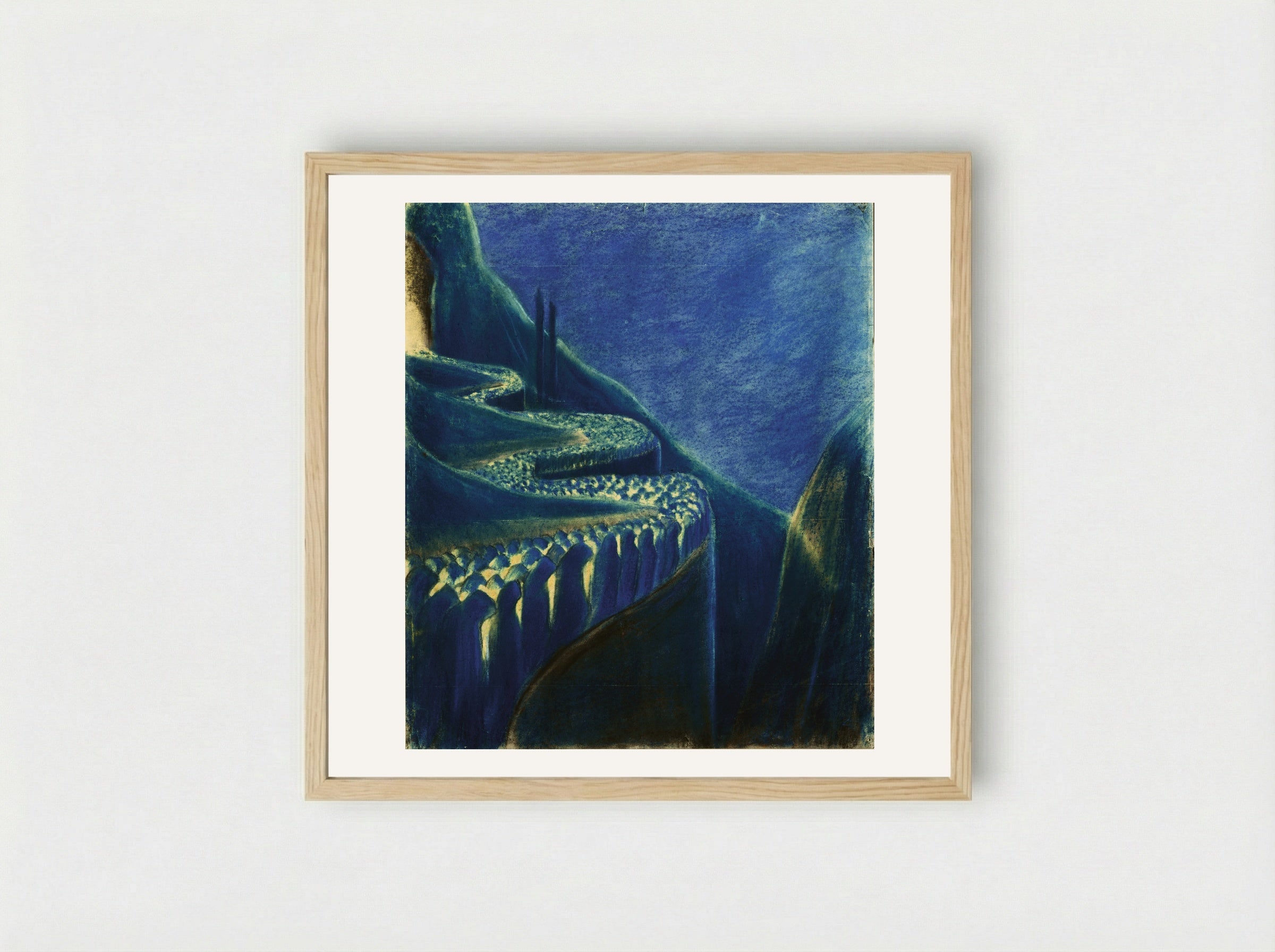 Funeral Symphony (VI) - Mikalojus Konstantinas Čiurlionis - Framed Print Wood