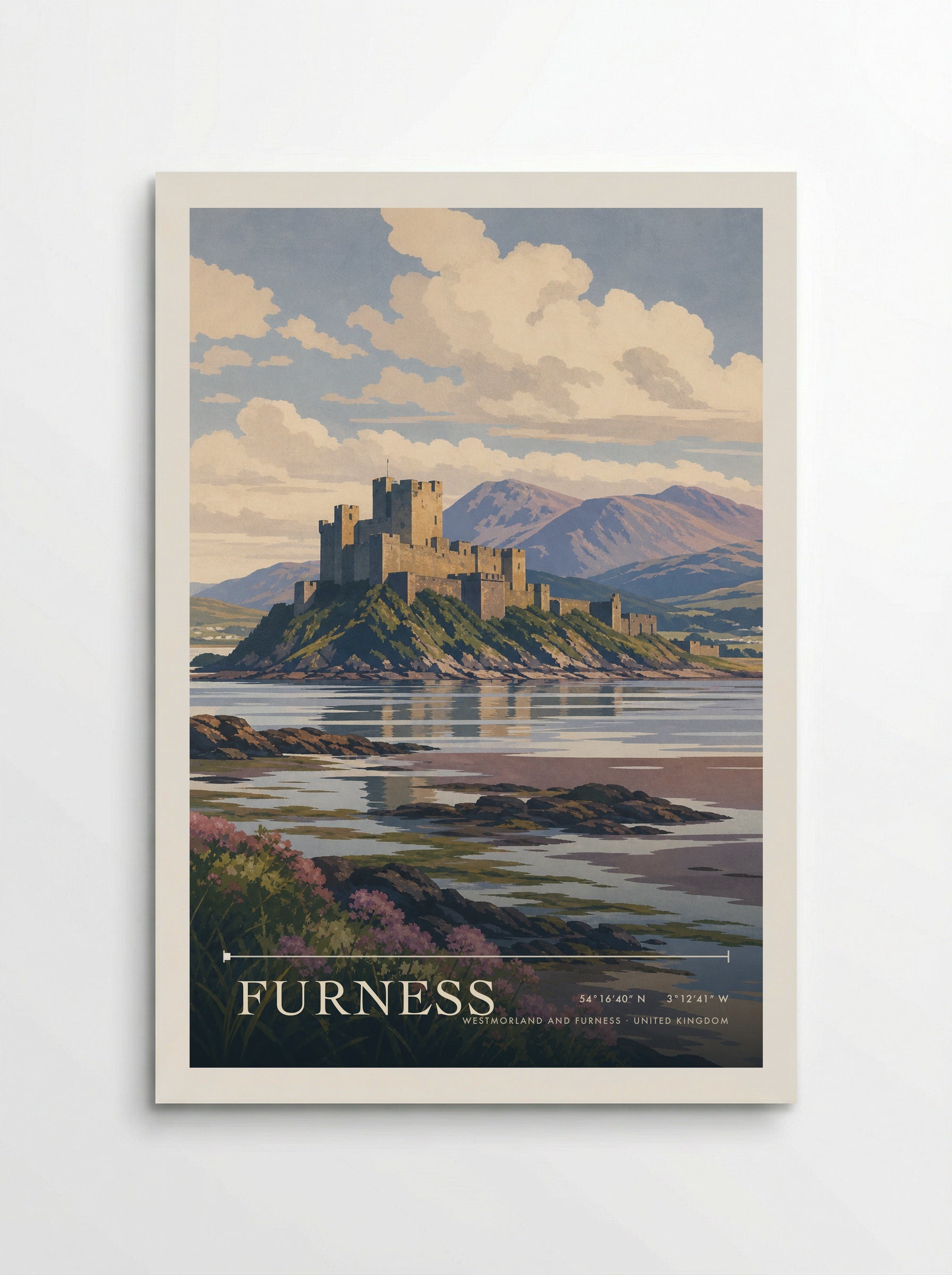 Furness Westmorland and Furness United Kingdom Travel Poster - Poster