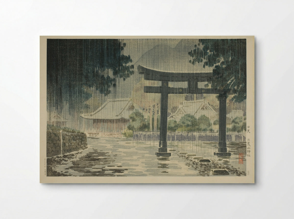 Futarasan Shrine at Nikko - Tsuchiya Koitsu - Poster