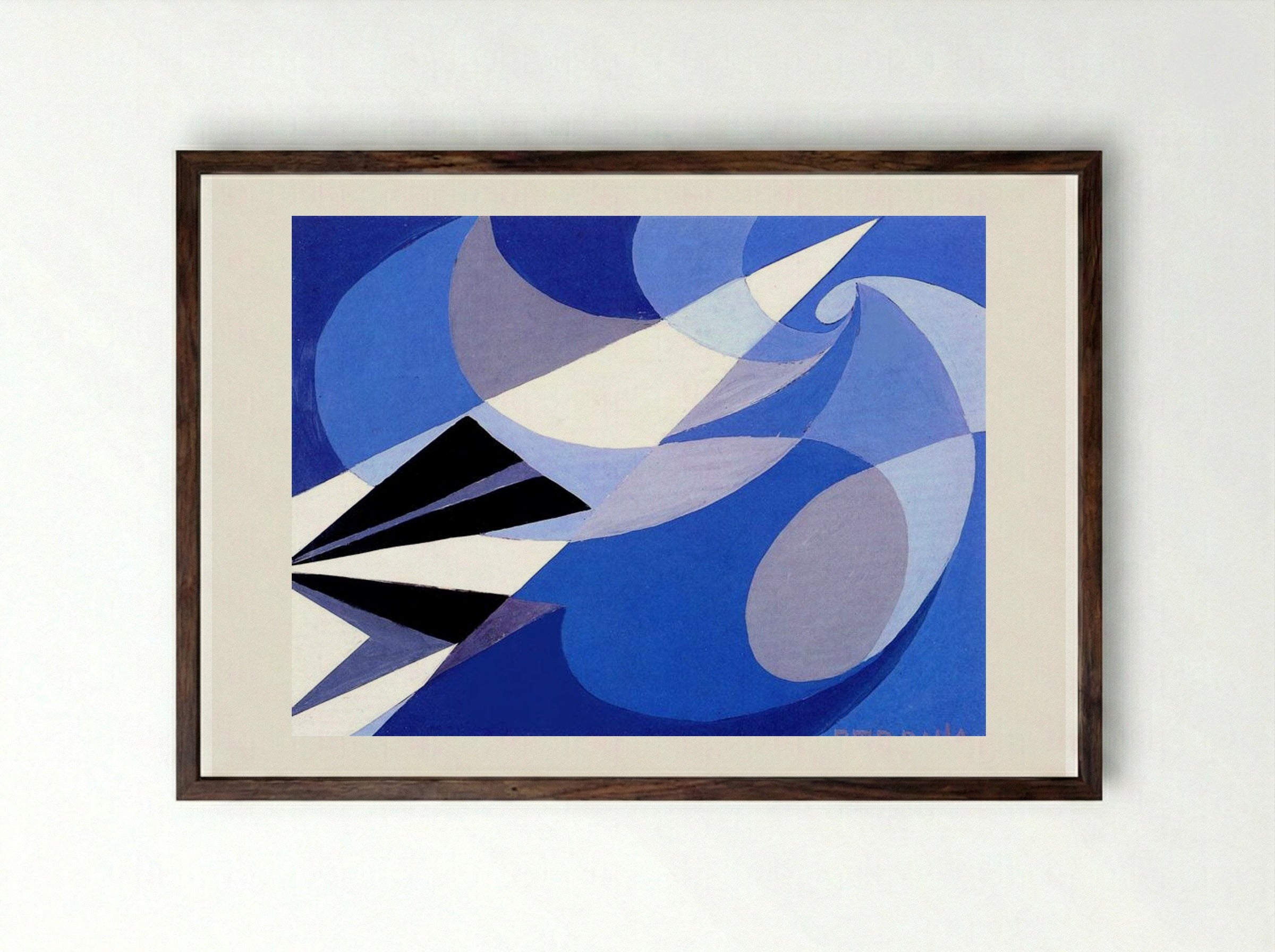 Future - Giacomo Balla - Framed Print Dark Wood