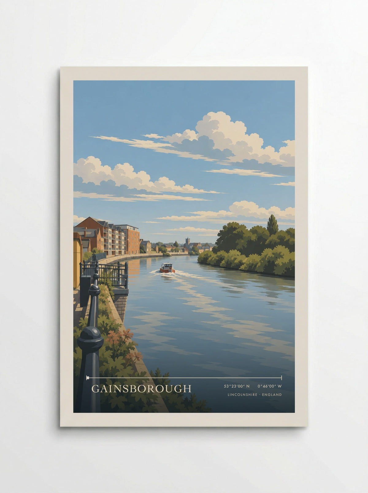 Gainsborough, Lincolnshire | Travel Poster - Poster