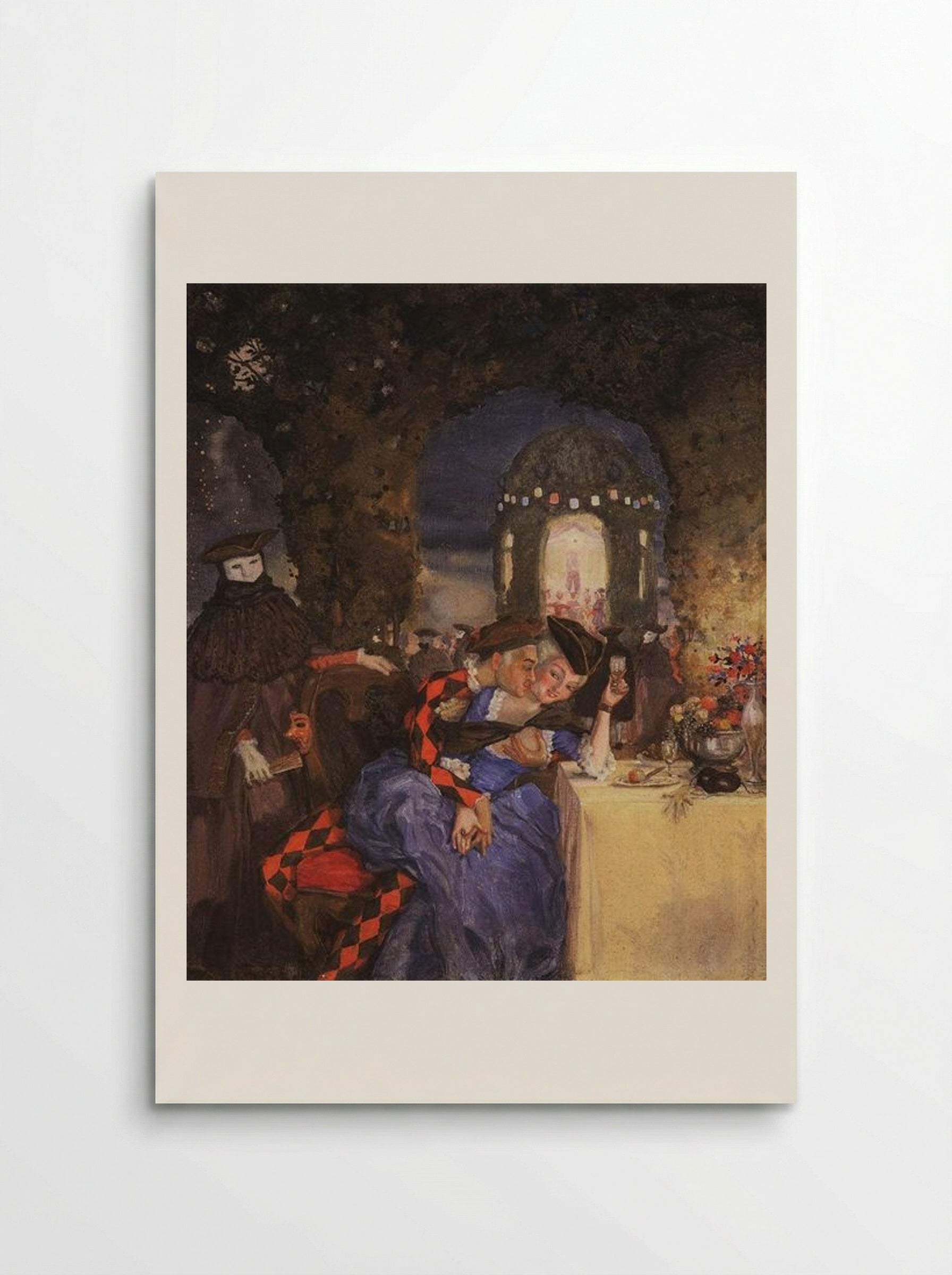 Gallant Scene (In the garden) - Konstantin Somov - Poster