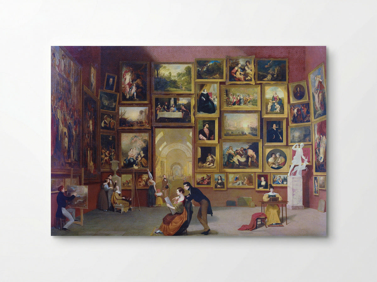 Gallery of the Louvre - Samuel Finley Breese Morse - Poster