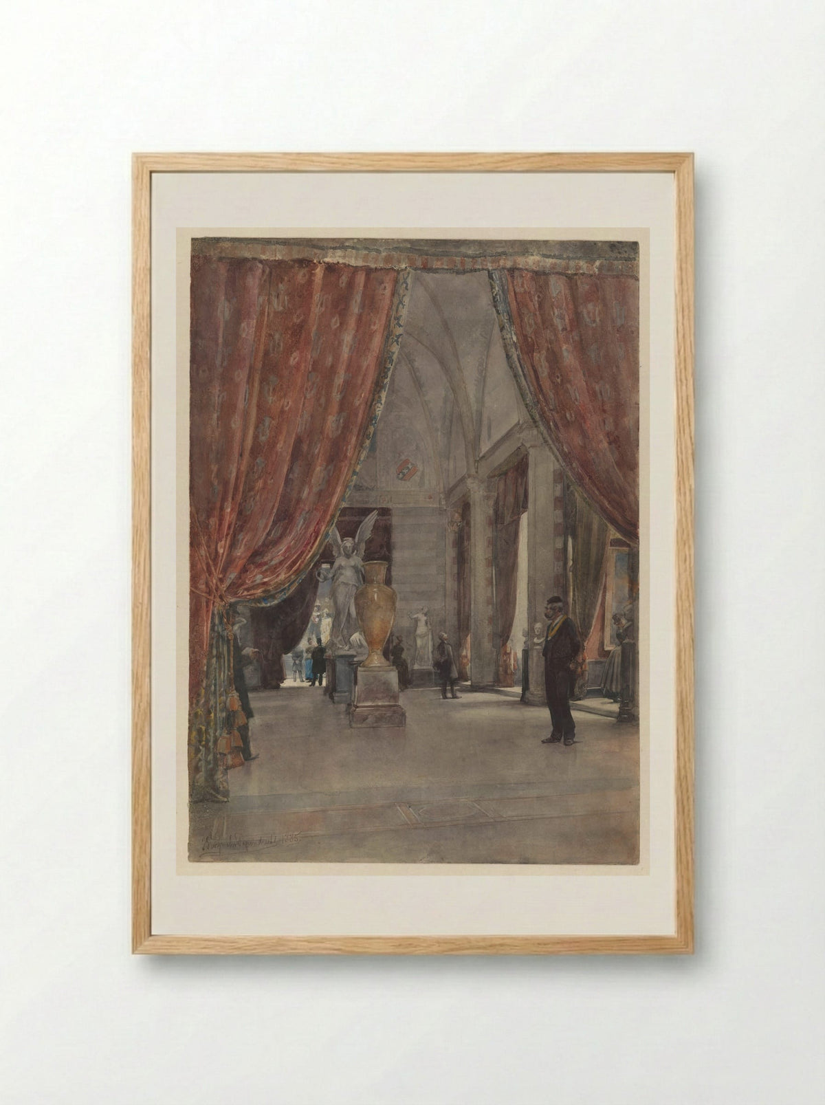 Gang van Bloemgracht 70 te Amsterdam - Jan Hoynck van Papendrecht - Framed Print Wood