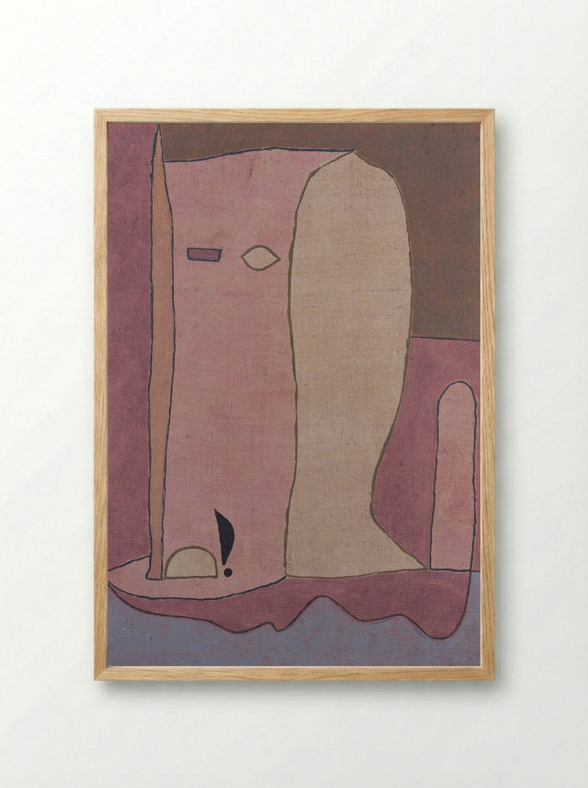 Garden Figure - Paul Klee - Framed Print Wood