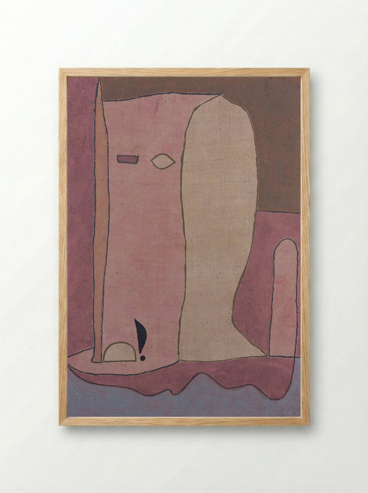 Garden Figure - Paul Klee - Framed Print Wood