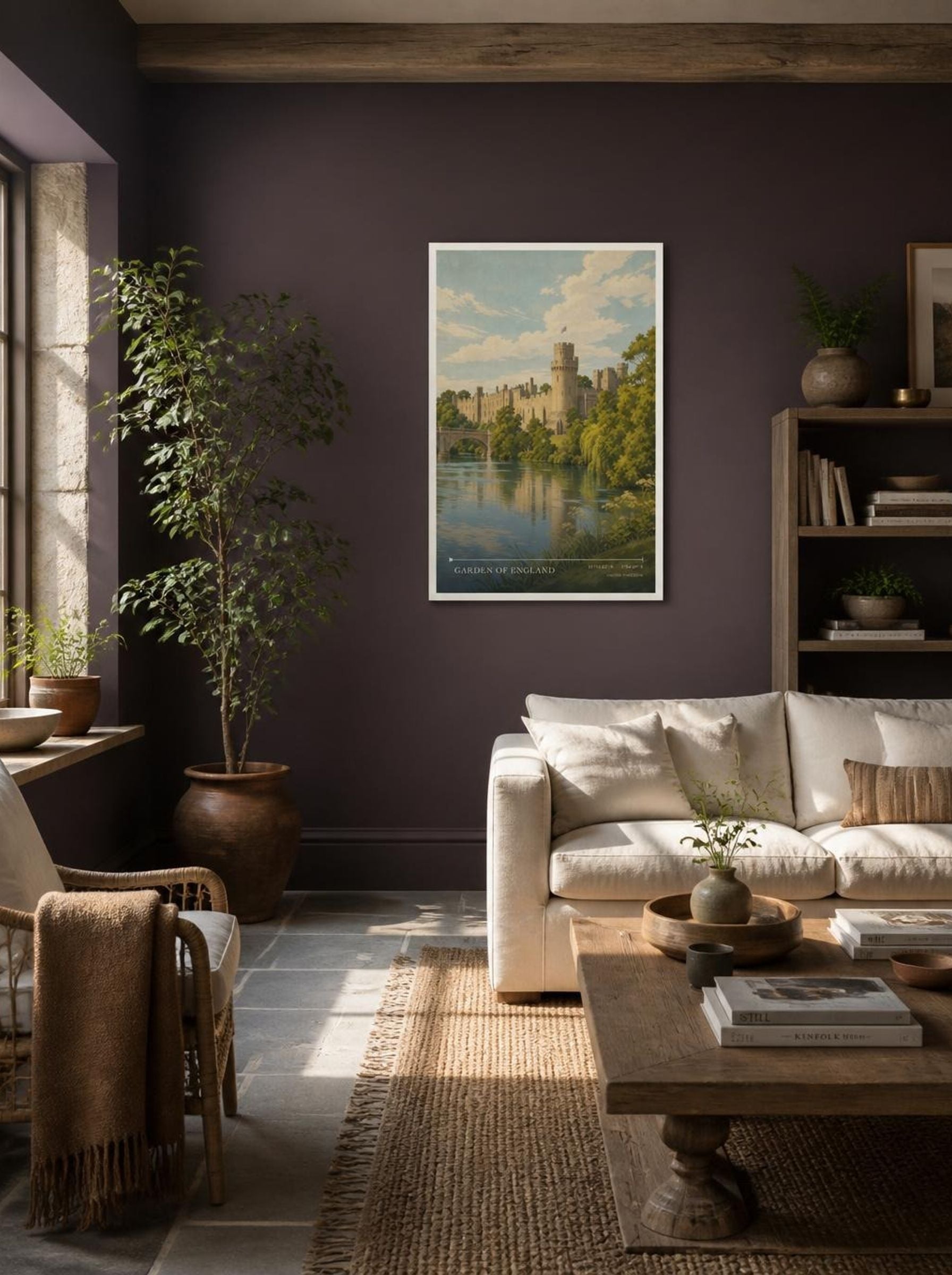 Garden of England United Kingdom Travel Poster - Lifestyle