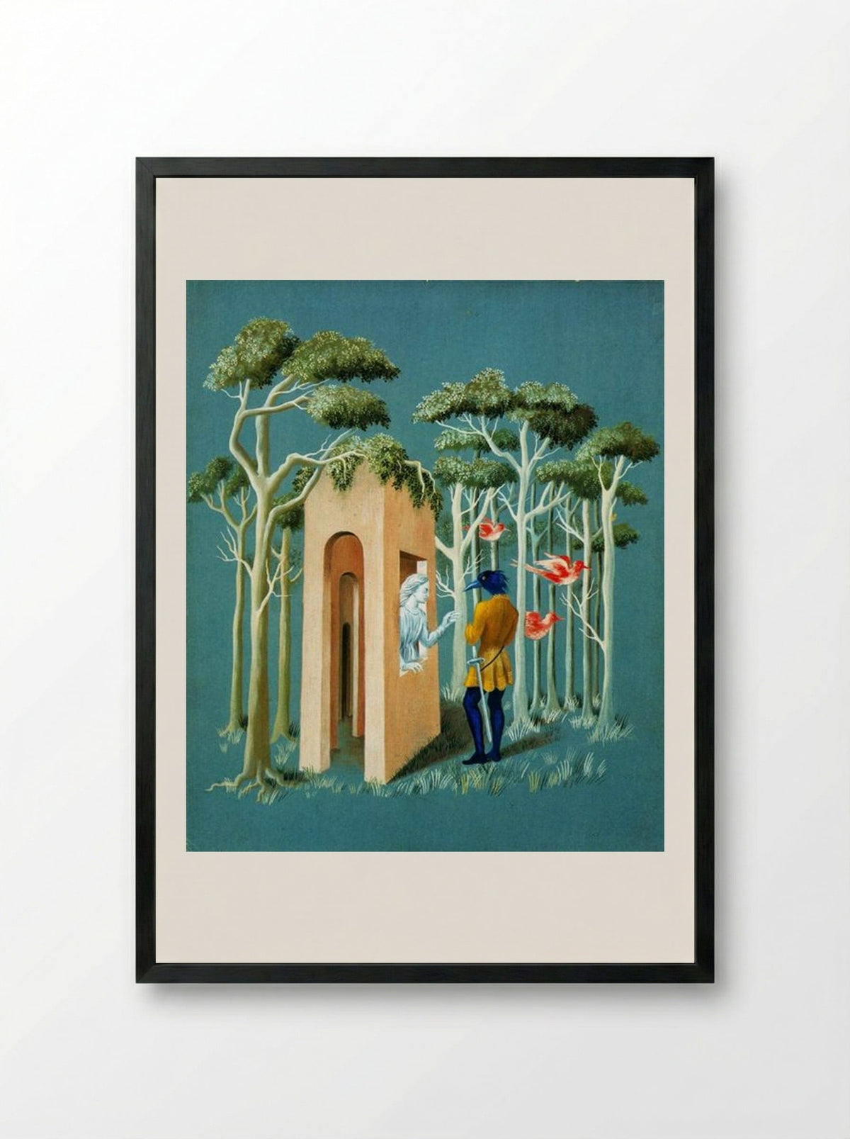 Garden of Love - Remedios Varo - Framed Print Black