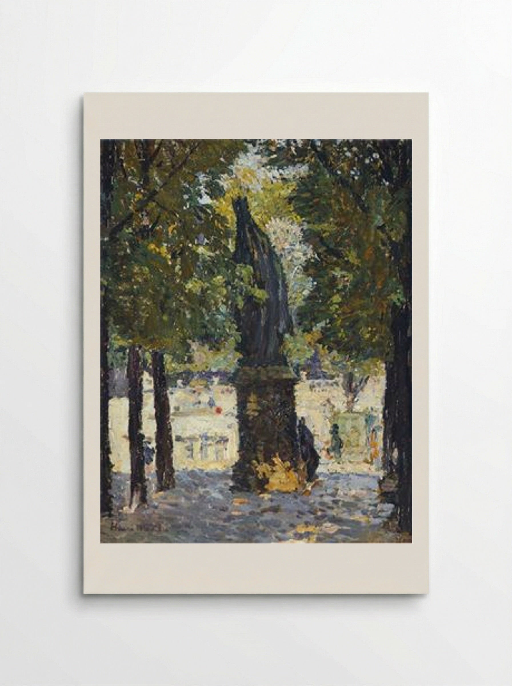 Garden of Luxembourg - Henri Martin - Poster