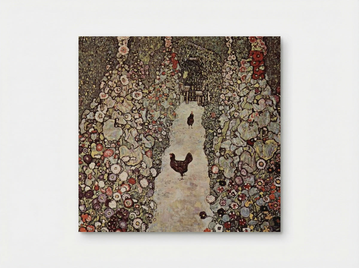 Garden with Roosters - Gustav Klimt - Poster