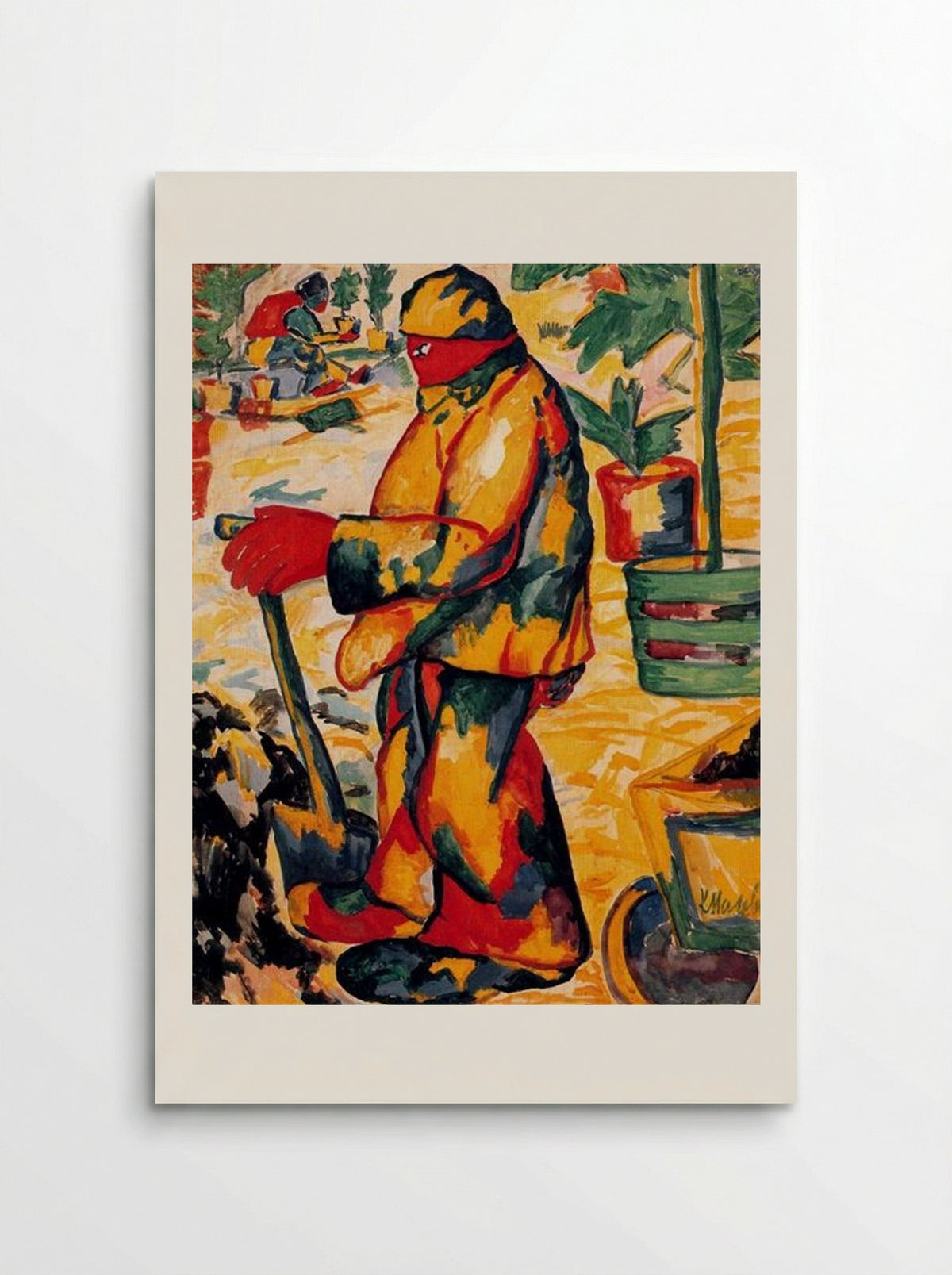 Gardener - Kazimir Malevich - Poster