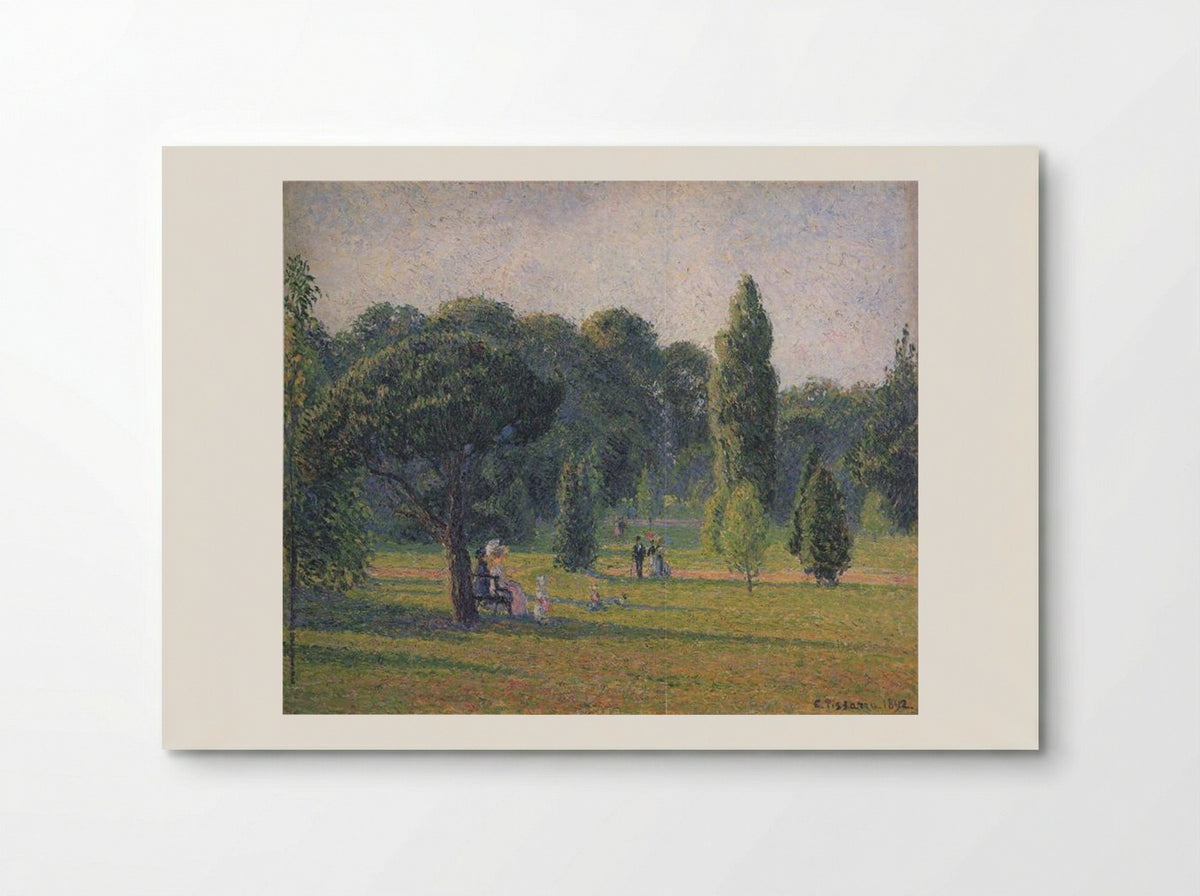 Gardens at Kew, Sunset - Camille Pissarro - Poster