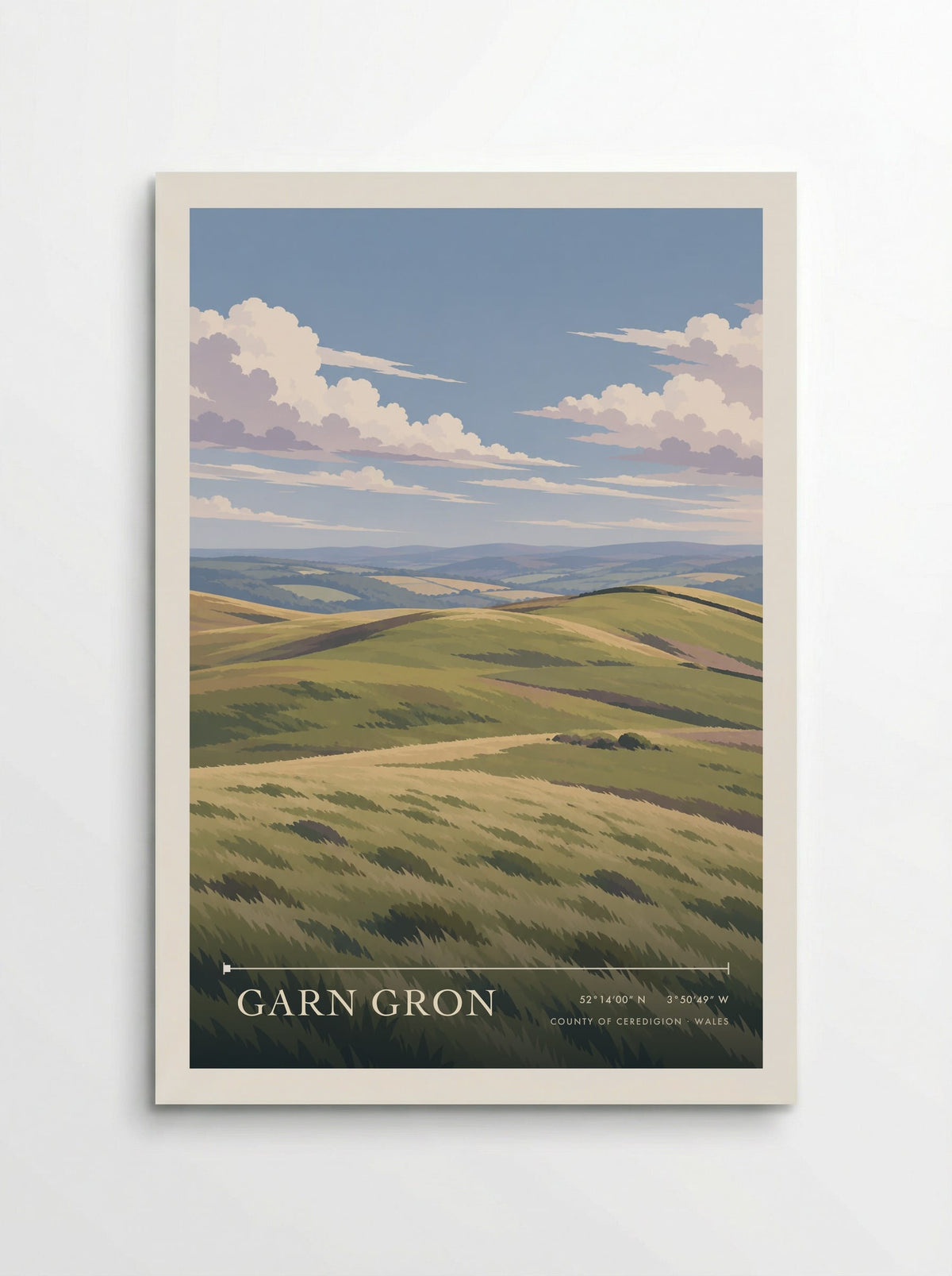 Garn Gron, County of Ceredigion | Travel Poster - Poster