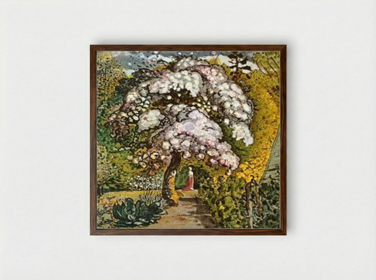 Garten in Shoreham - Samuel Palmer - Framed Print Dark Wood