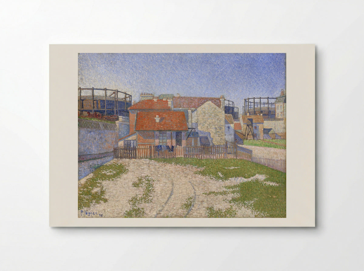 Gasometers at Clichy - Paul Signac - Poster