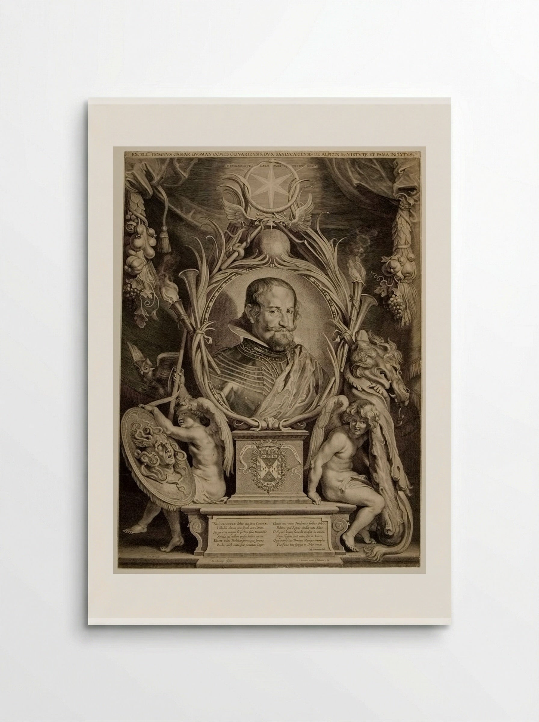 Gaspar de Guzmán, Count of Olivarez - Paulus Pontius - Poster