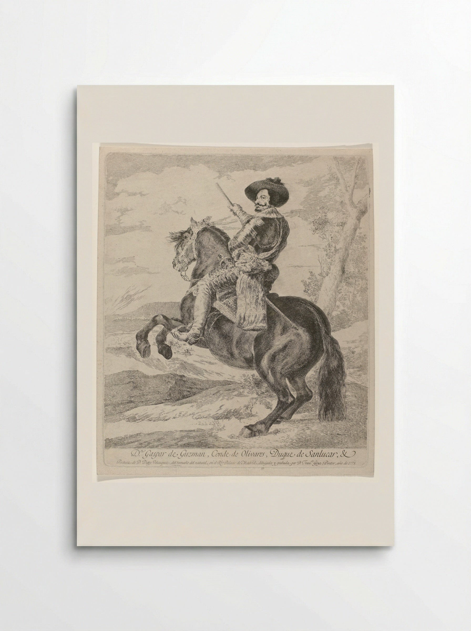 Gaspar de Guzman, Count-Duke of Olivares - Francisco de Goya - Poster