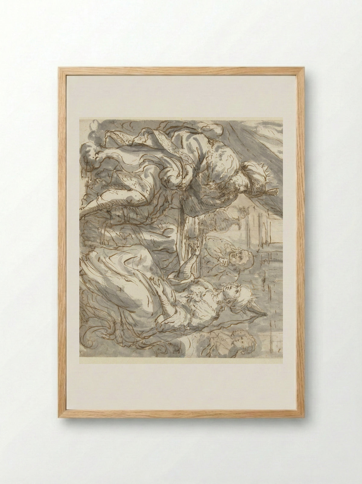 Gastmaal van Ester - Zacharias Blijhooft - Framed Print Wood