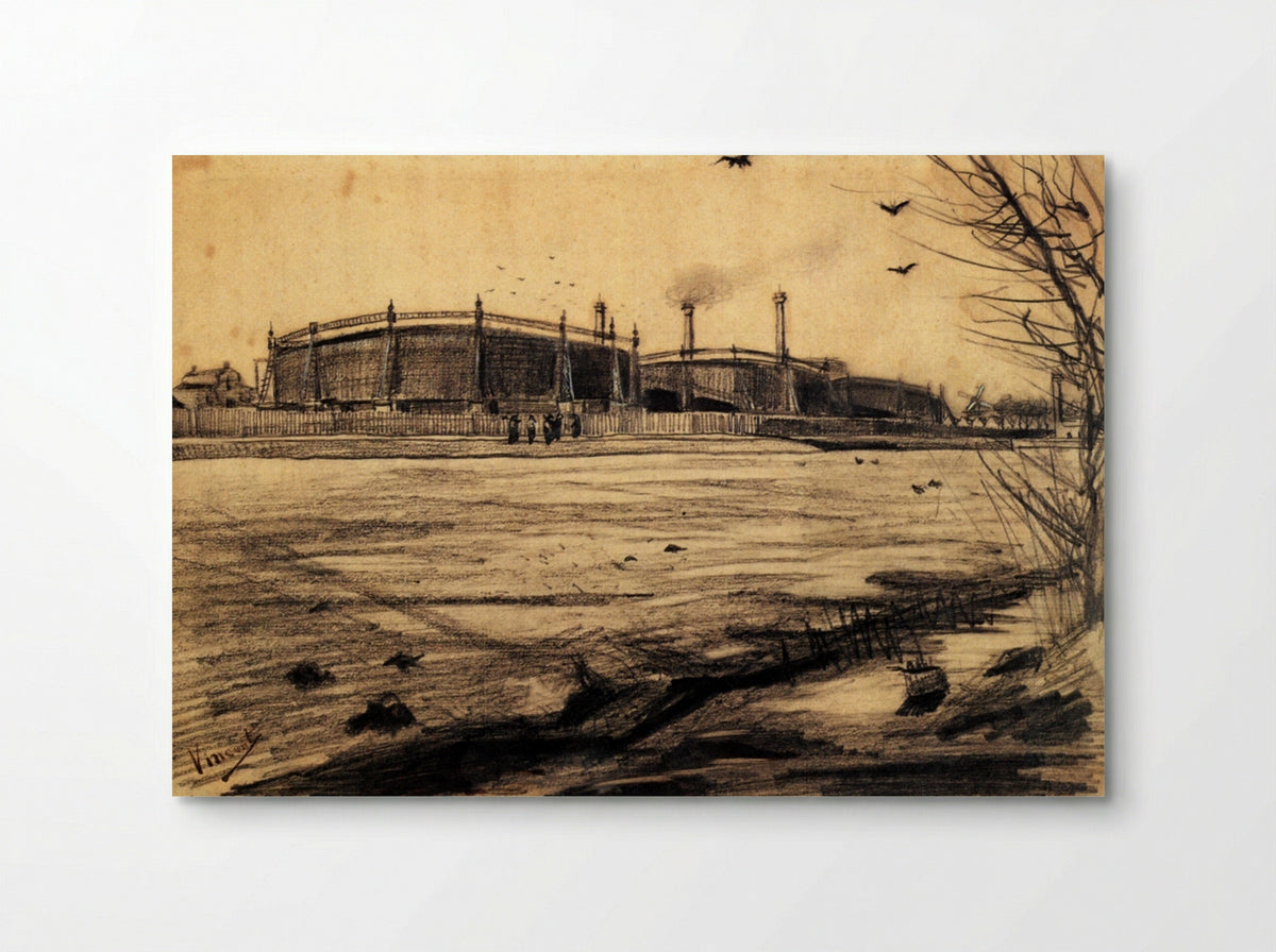 Gasworks - Vincent van Gogh - Poster