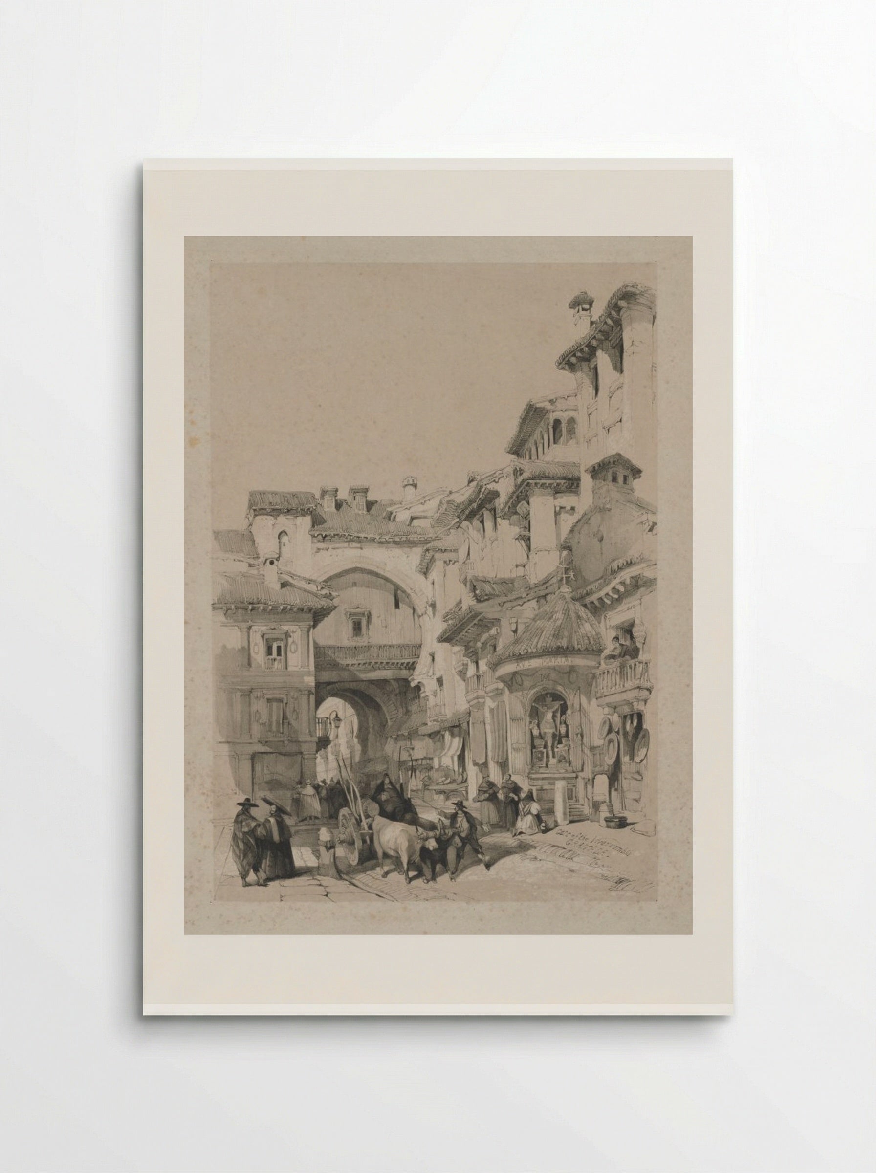 Gate of the Vivarrambla, Granada - Thomas Shotter Boys - Poster