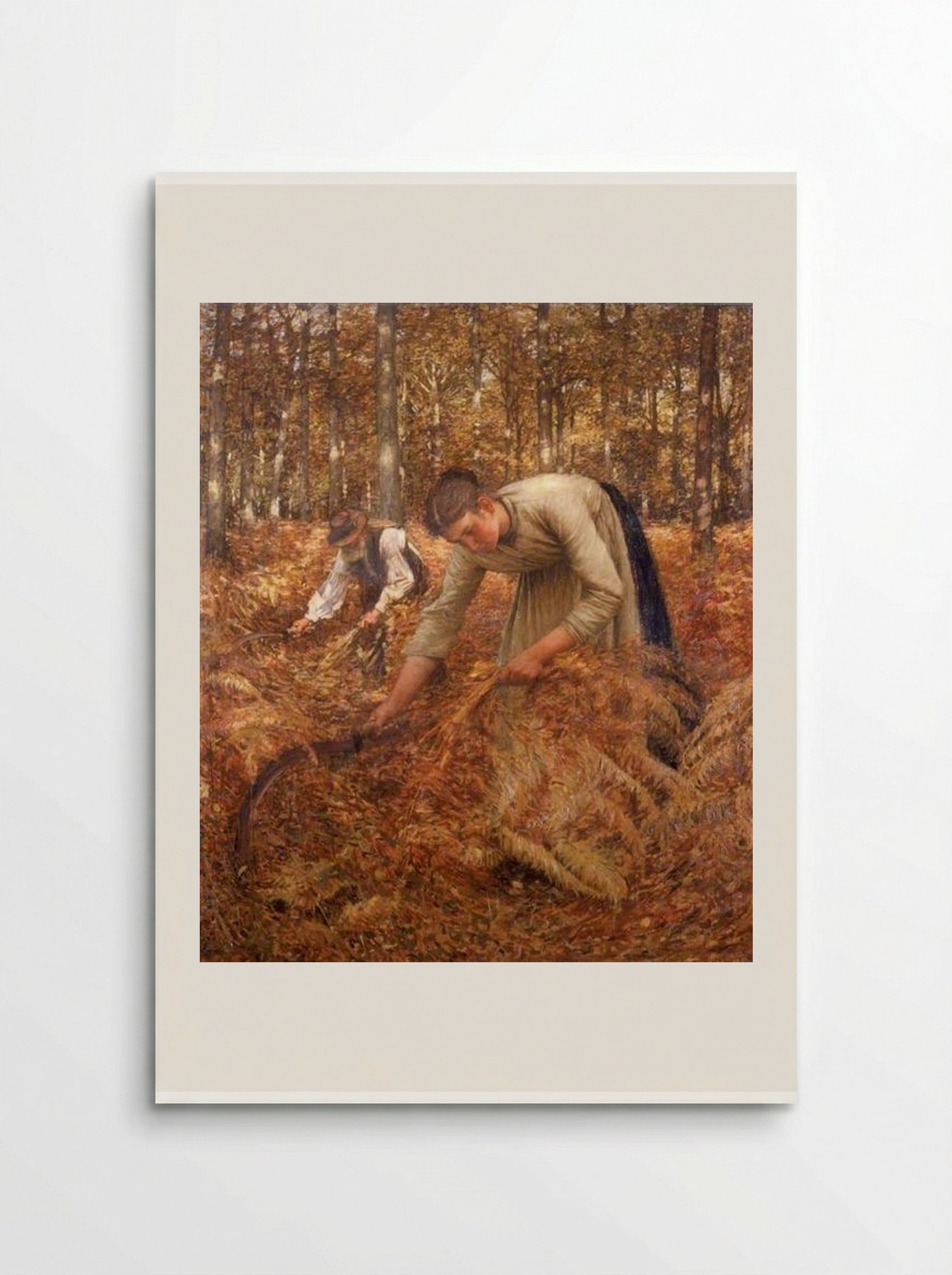 Gathering Bracken - Henry Herbert La Thangue - Poster